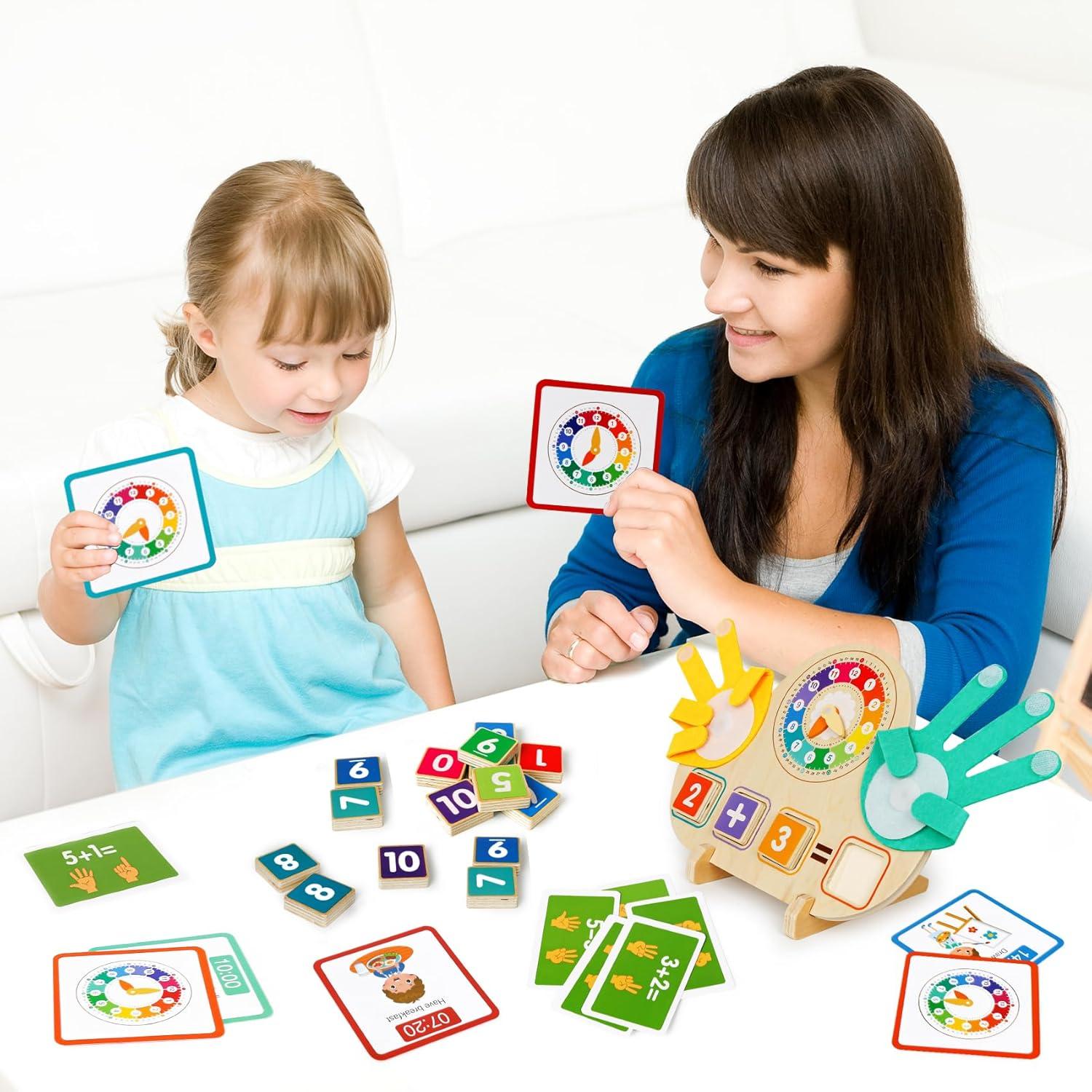 Juguetes de Aprendizaje Montessori FQKIOMY para Niños 3-4 Años