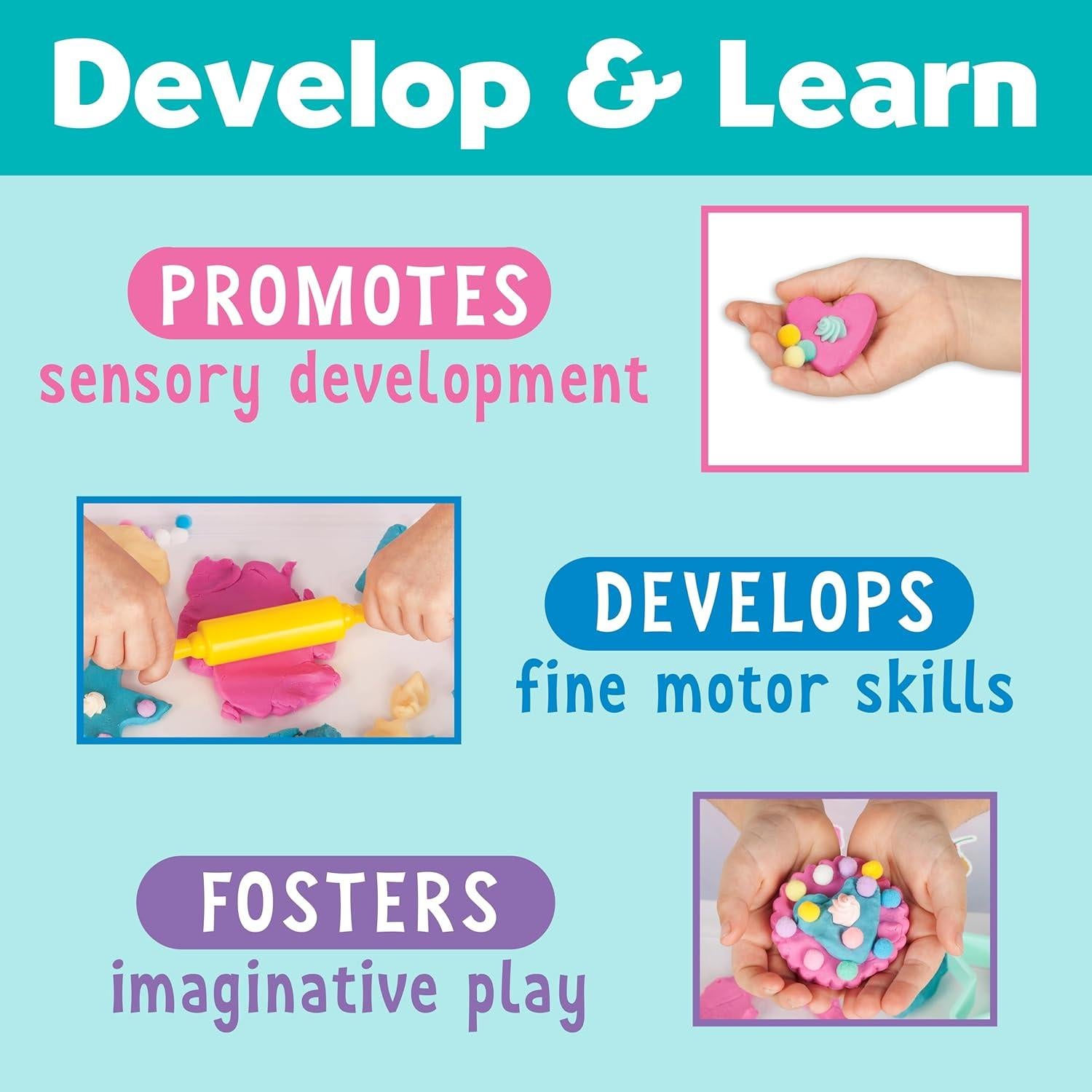 Caja Sensorial Creatividad para Niños - Tienda de Pasteles 3+