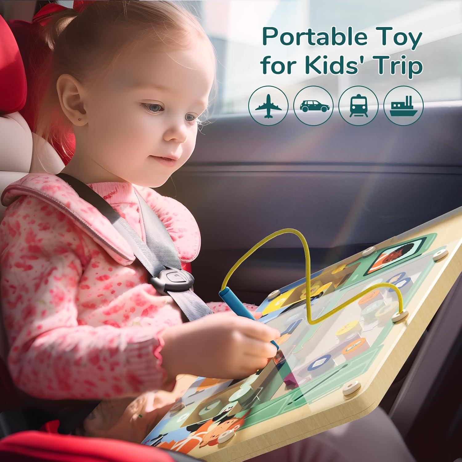 Tablero Magnético de Madera TOP BRIGHT para Niños 3 a 5 Años