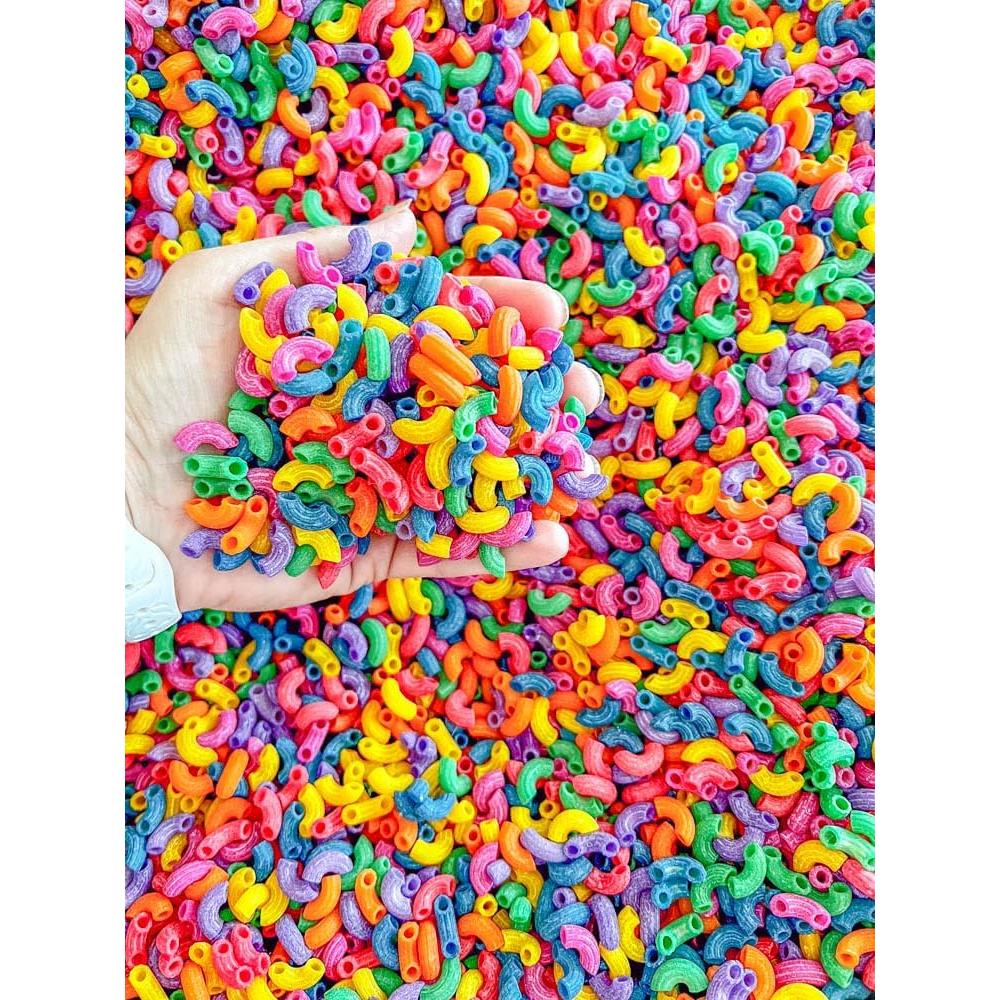 2 Tazas de Pasta Arcoíris Relleno Sensorial - No Tóxica