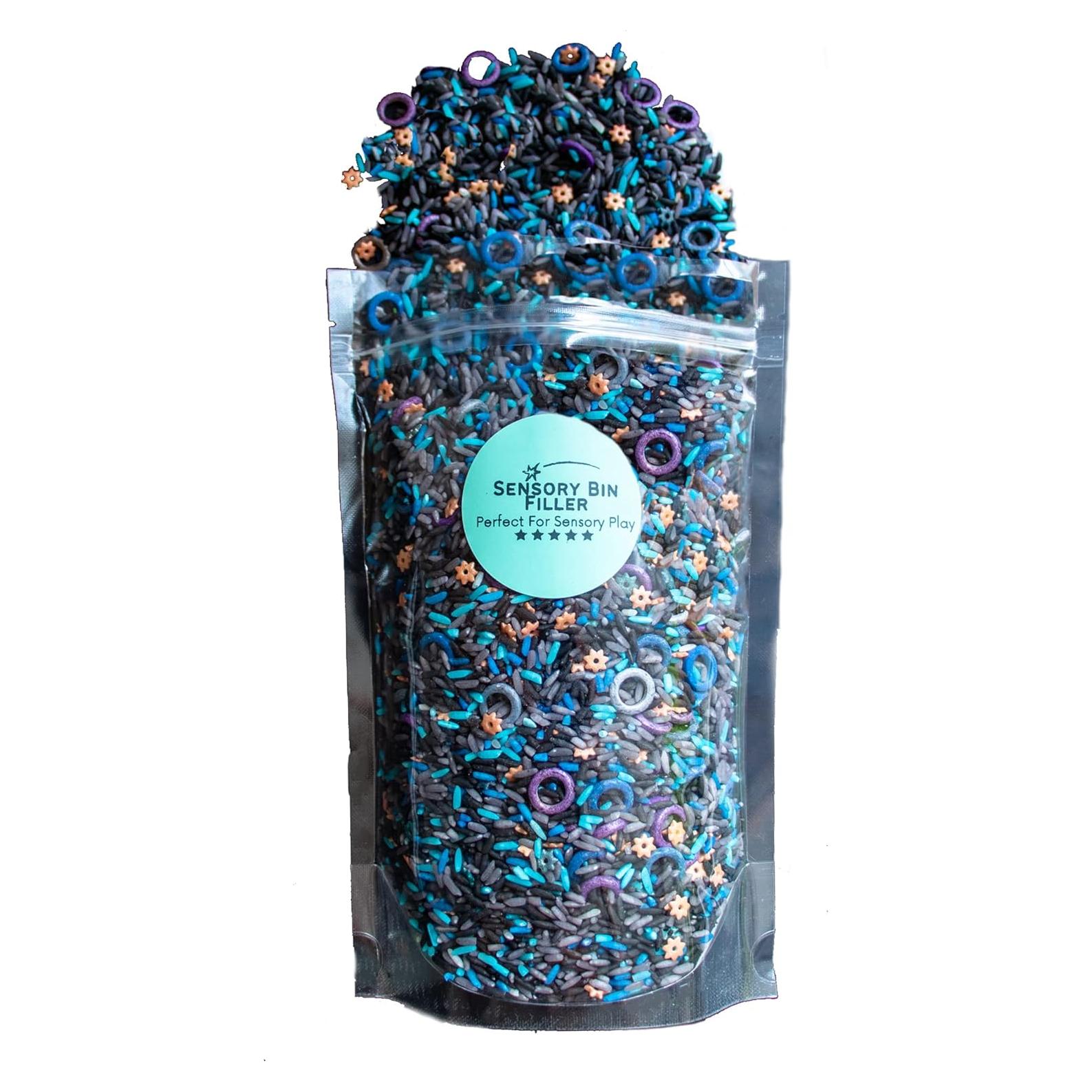 Arroz Sensorial de Colores - Juguetes Educativos 5 Tazas