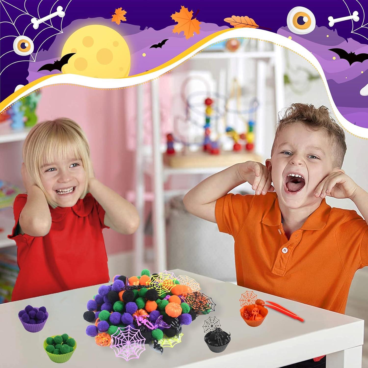 Set de Relleno de Bin Sensorial Halloween Unvola 174 Piezas