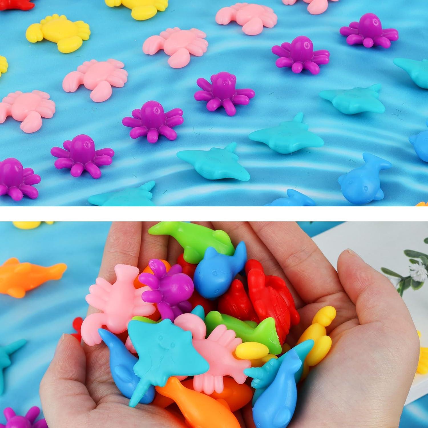 Juego de Emparejamiento de Animales del Océano AMOR PRESENT 64 PCS