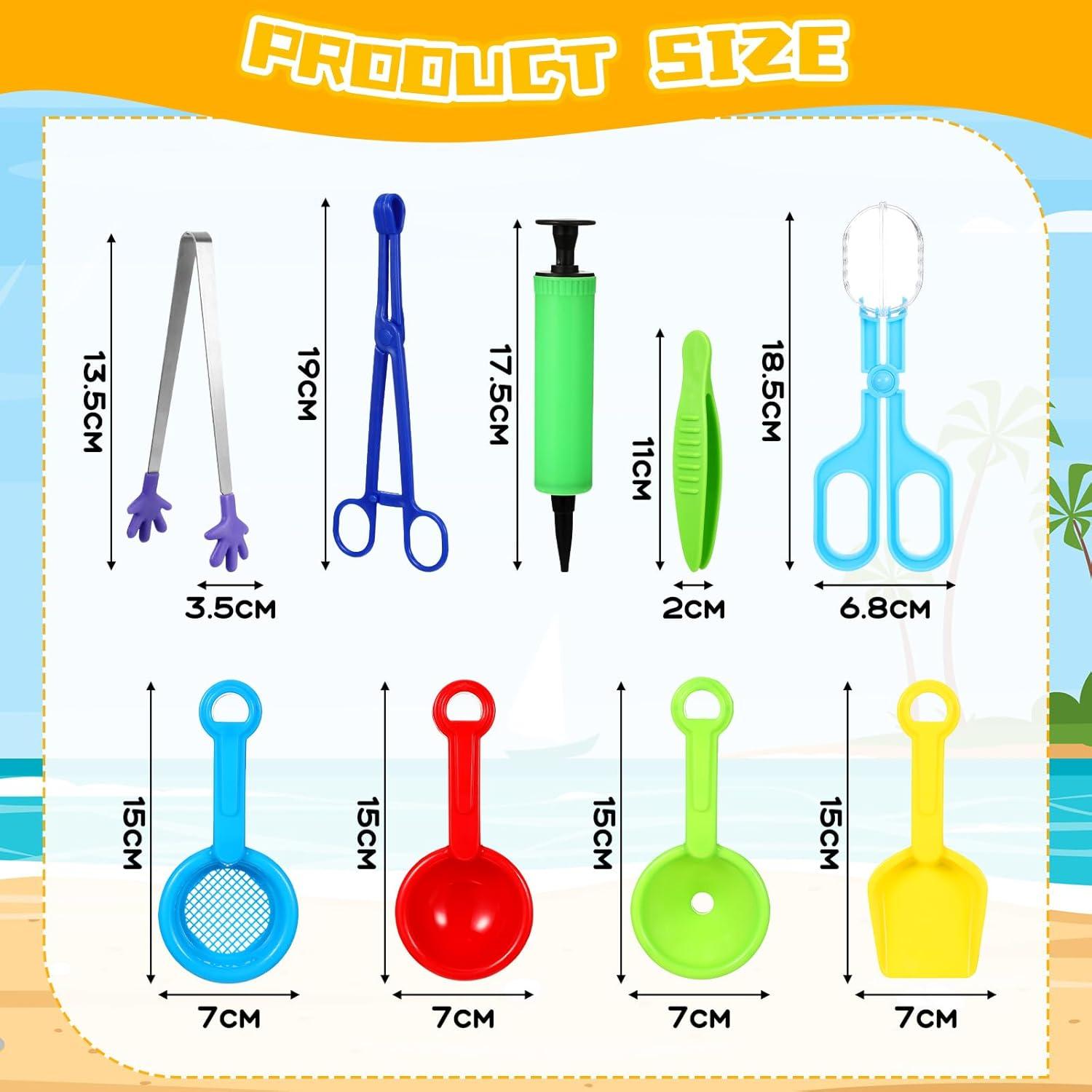 Conjunto de Herramientas Sensoriales Wettarn 9 Piezas