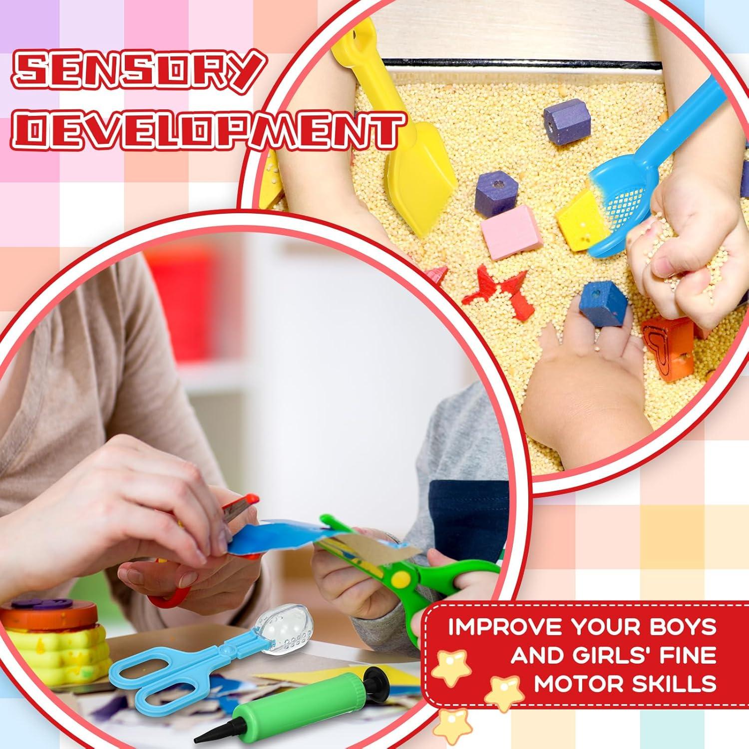 Conjunto de Herramientas Sensoriales Wettarn 9 Piezas