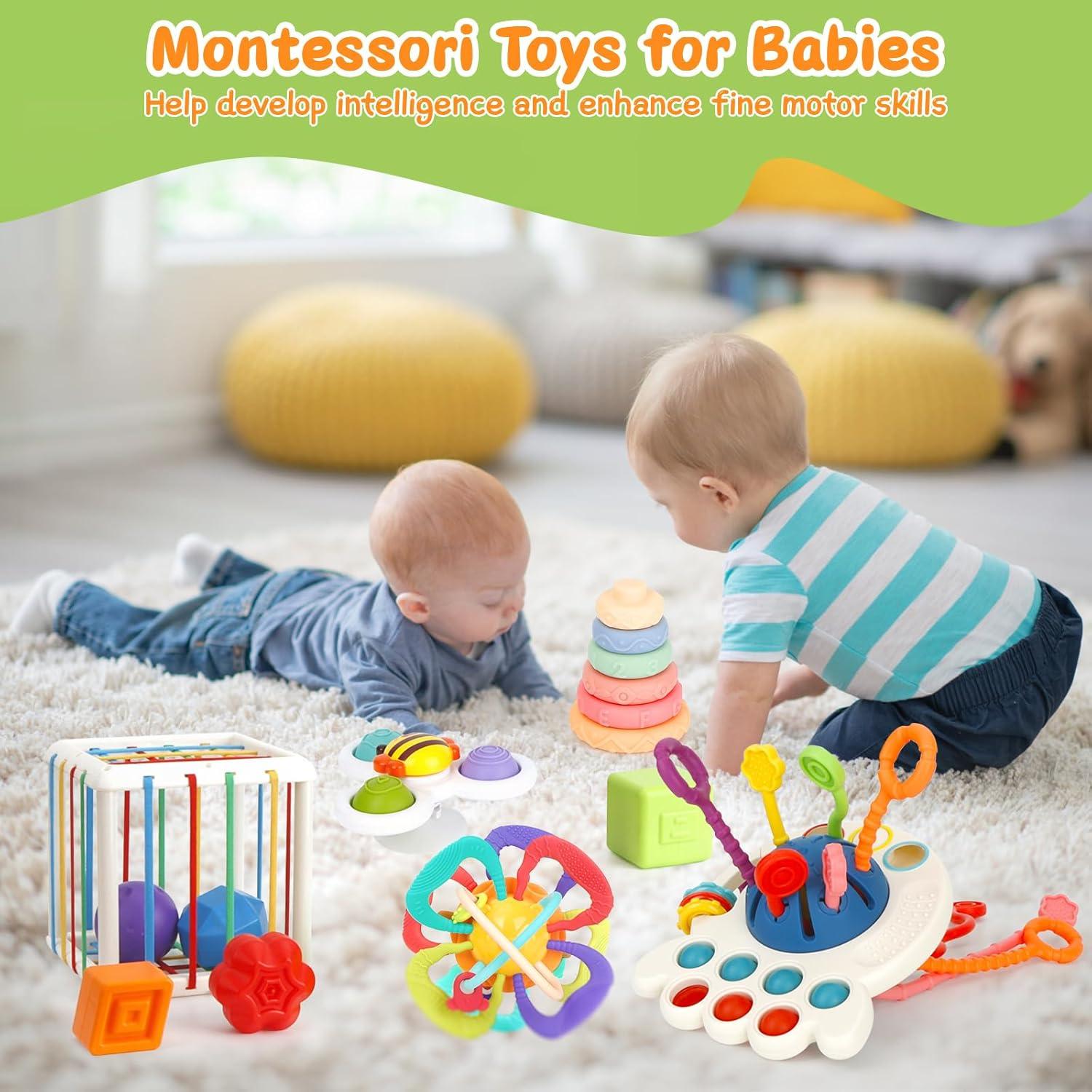 Juguetes Montessori para Bebés 6-12 Meses 5 en 1 CHILLIFE