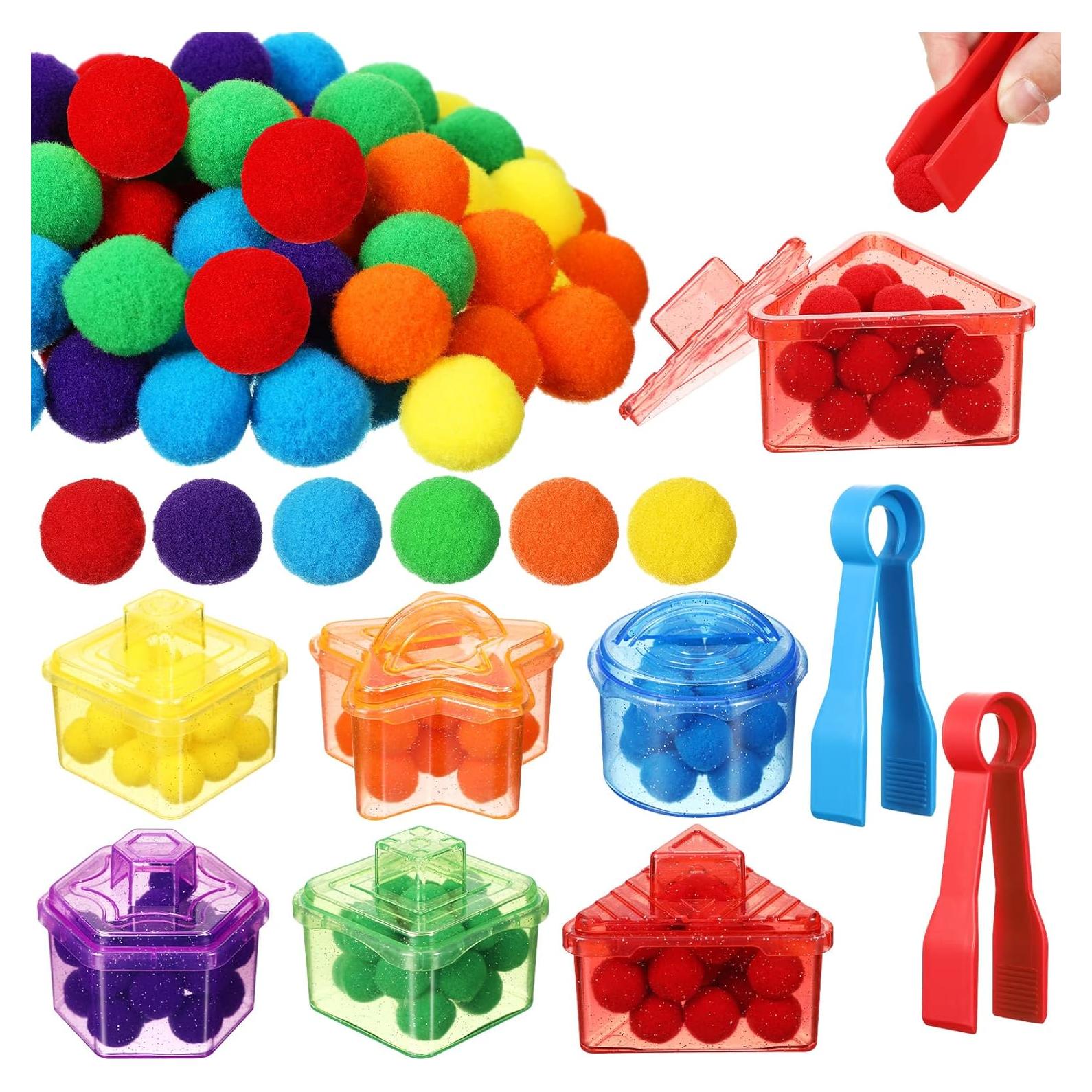 Juguetes de Habilidades Motoras Finas Lenwen 128 Piezas