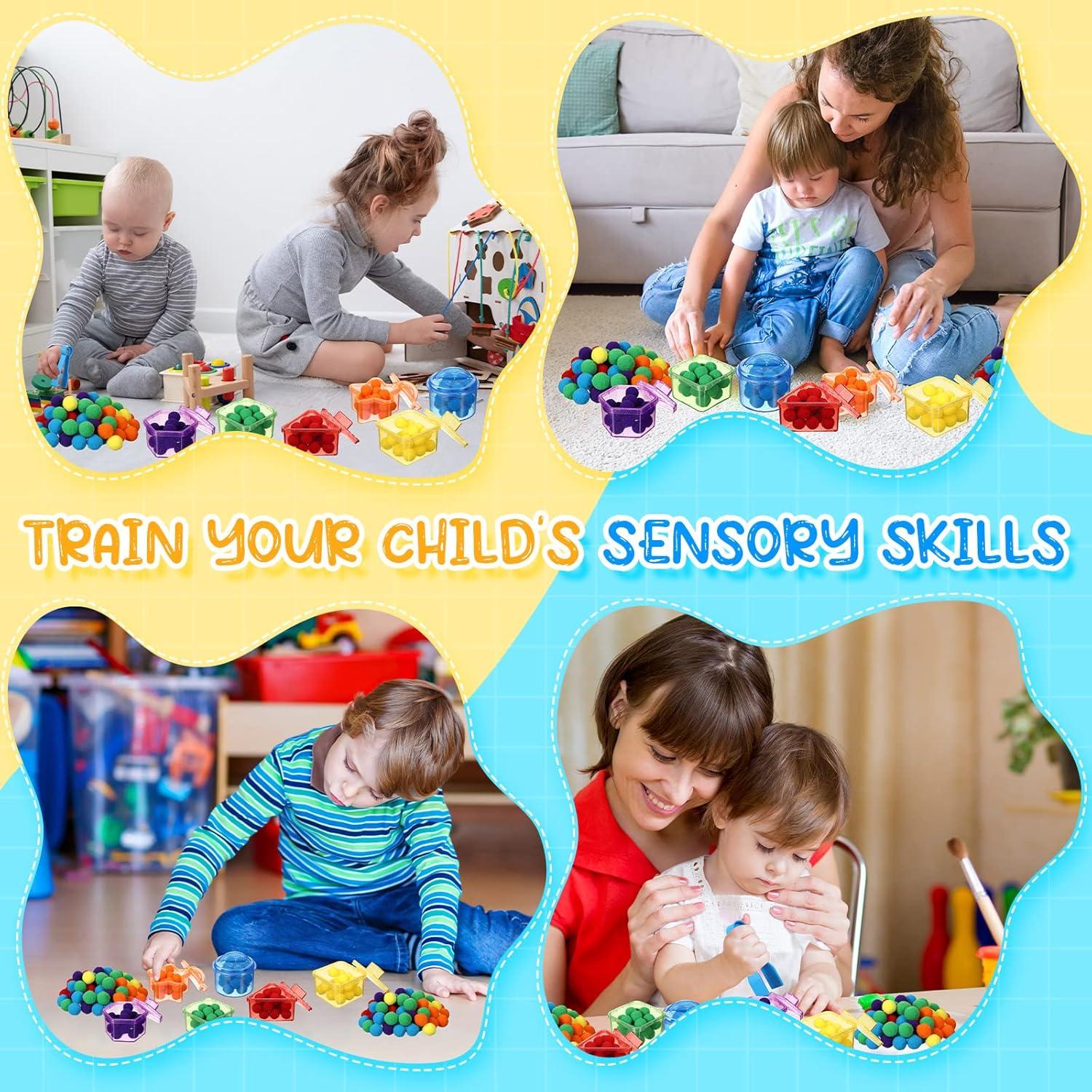 Juguetes de Habilidades Motoras Finas Lenwen 128 Piezas