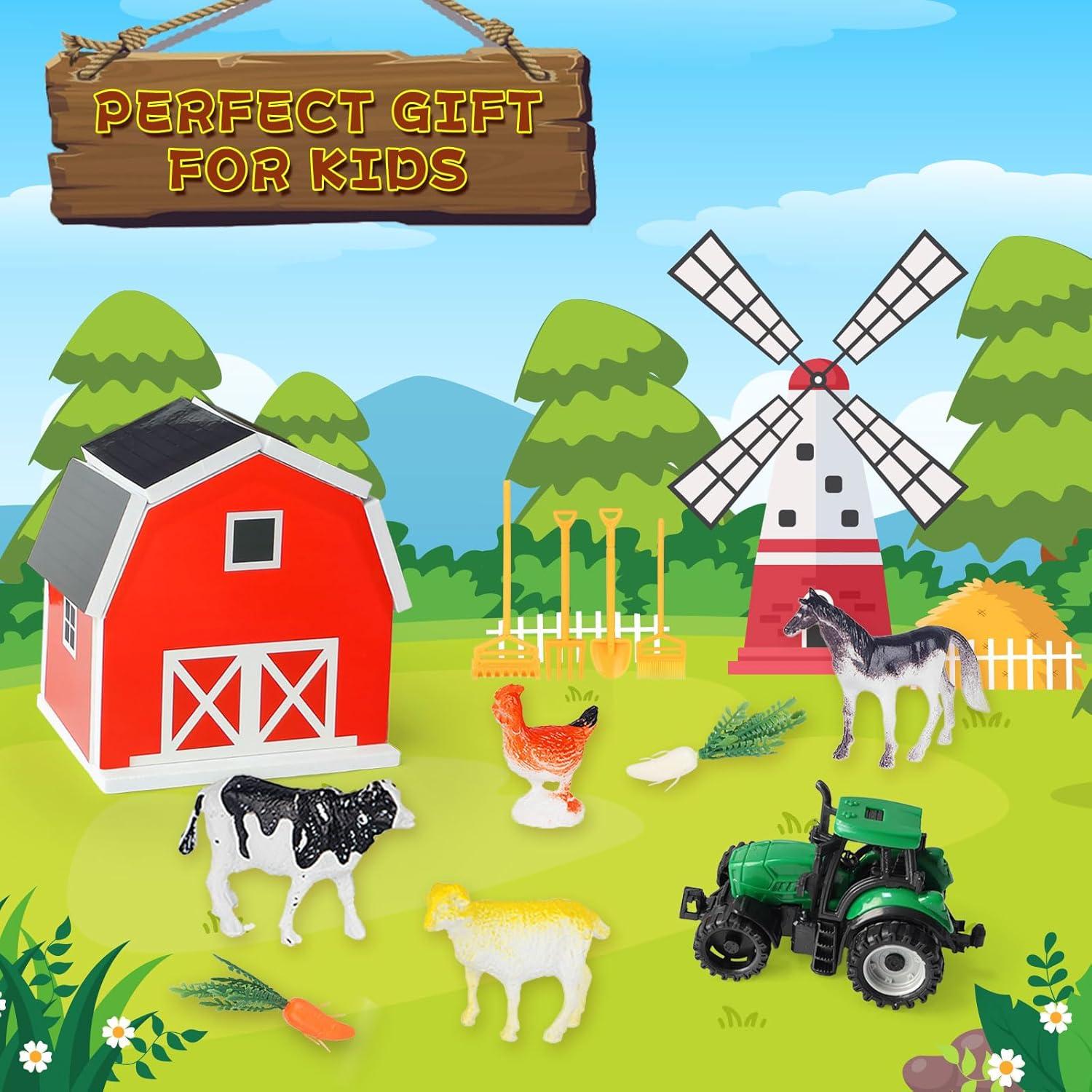 Caja Sensorial de Granja Carolart con Arena y Animales 1.21 kg