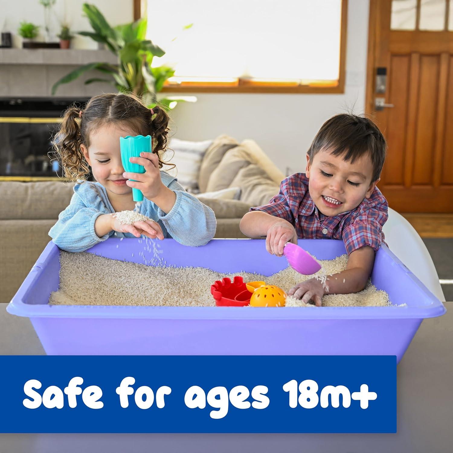 Herramientas Sensoriales SPARK & WOW - 4 Cucharas para Niños