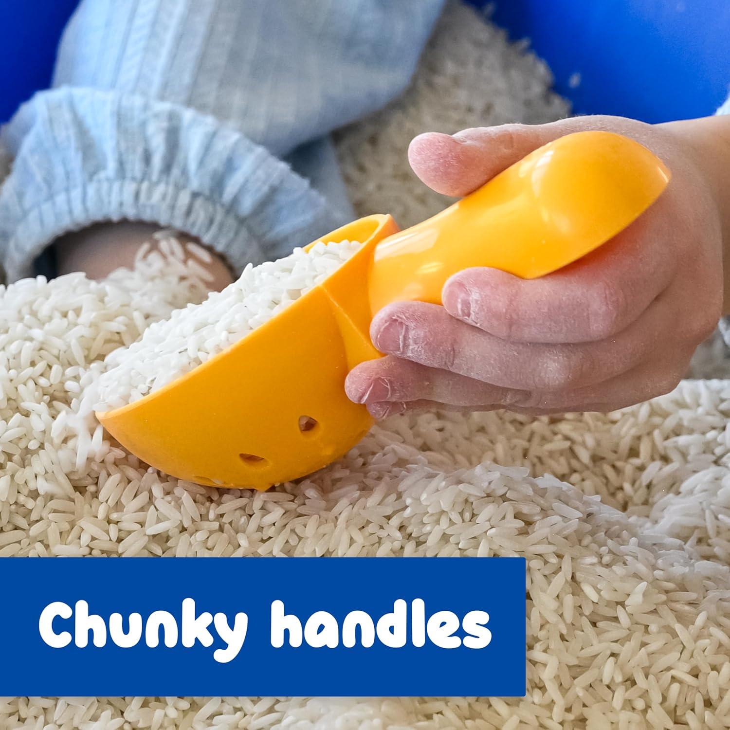 Herramientas Sensoriales SPARK & WOW - 4 Cucharas para Niños