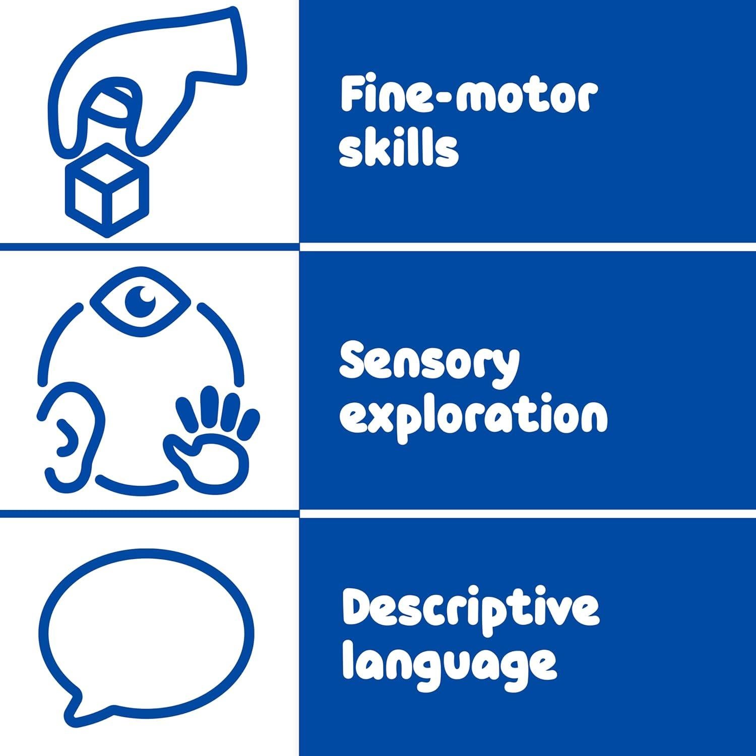 Herramientas Sensoriales SPARK & WOW - 4 Cucharas para Niños