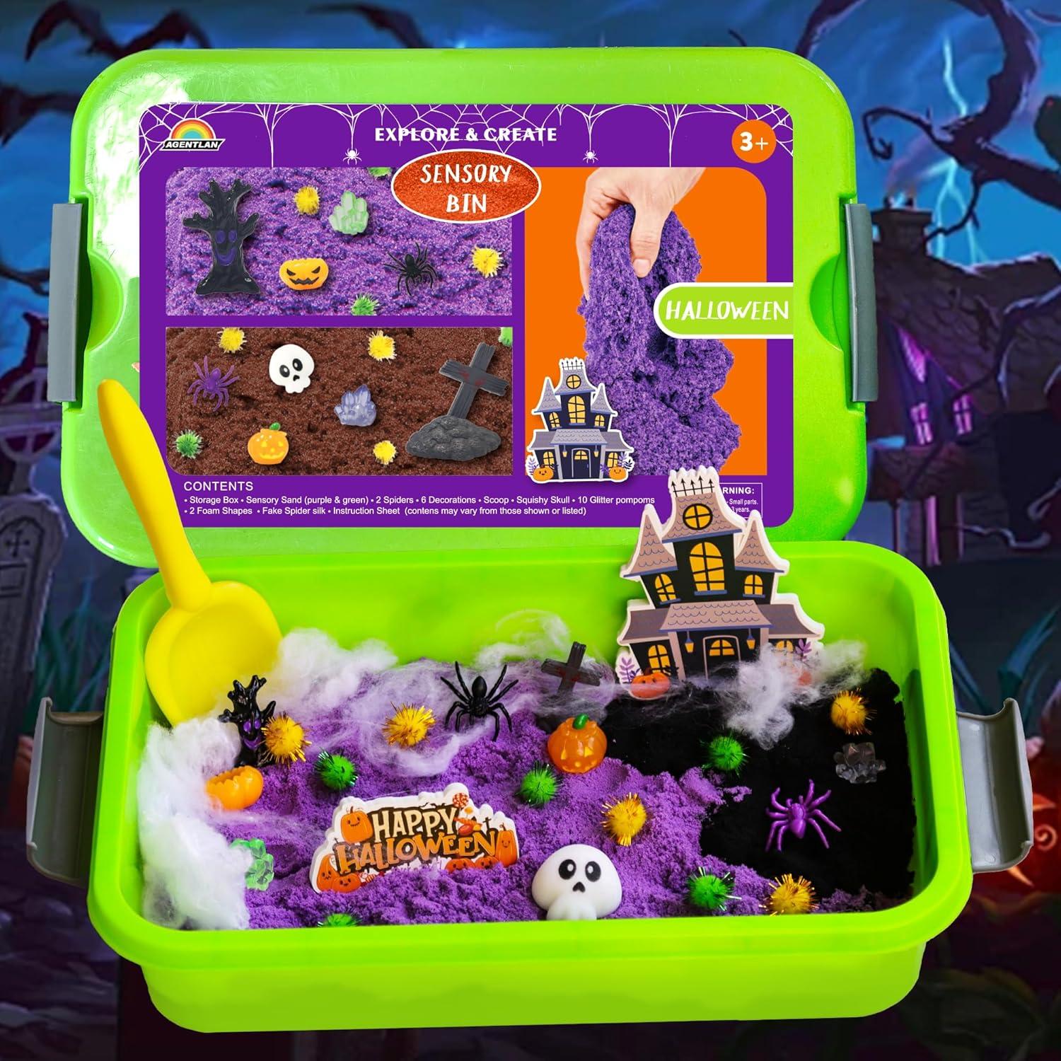 Kit Sensorial de Halloween AGENTLAN para Niños 3-8 Años