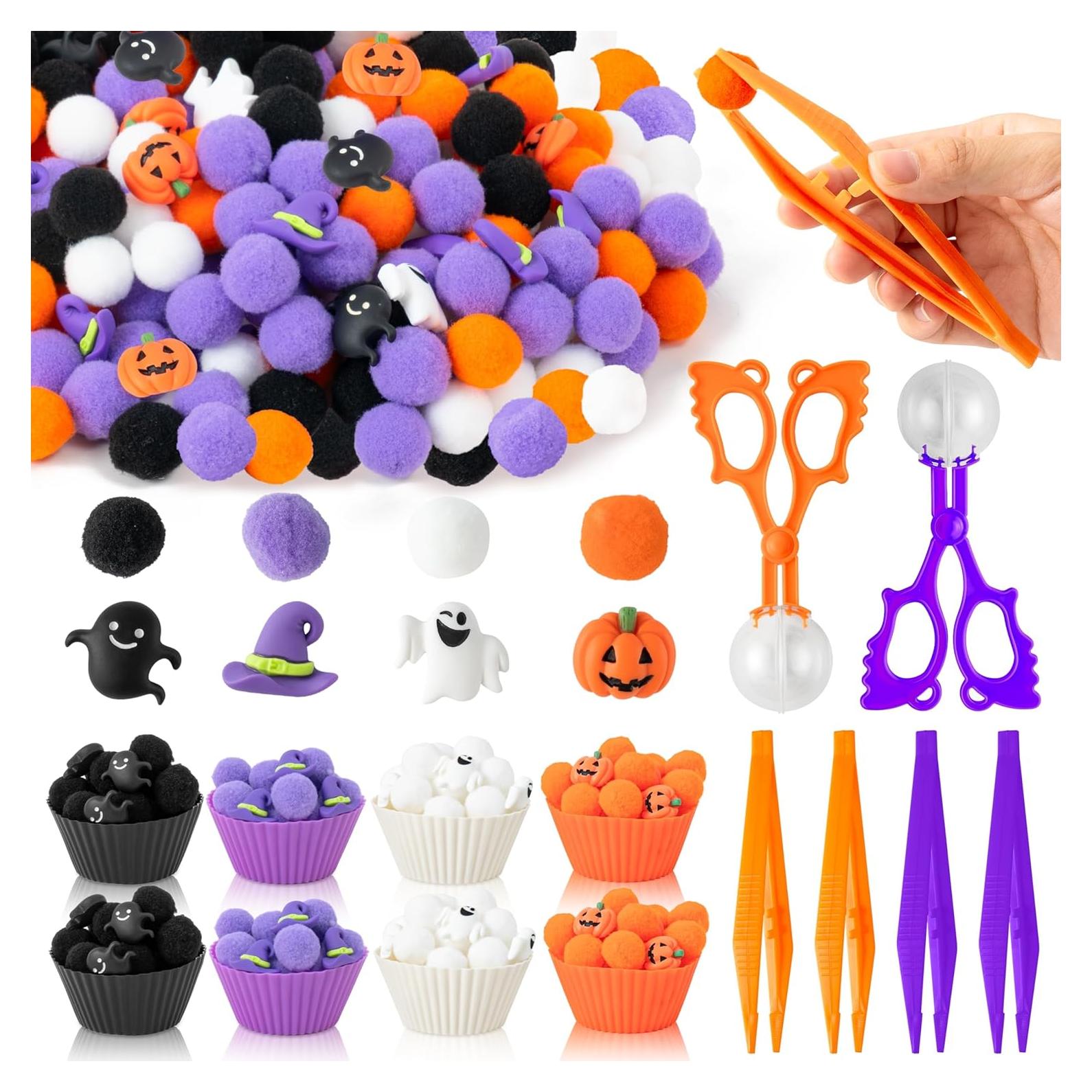 Relleno Sensorial Halloween Adval9Vram 295 Piezas Motricidad Fina