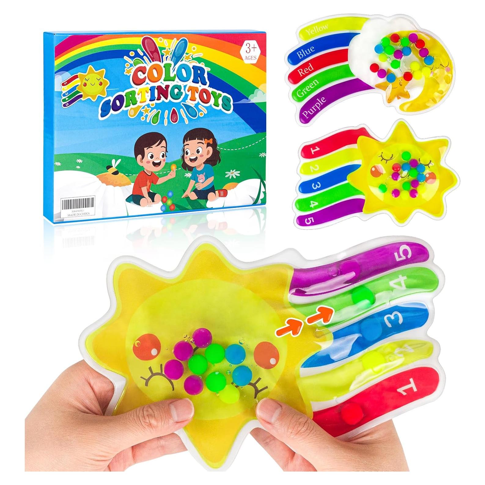 Juguetes Sensoriales de Clasificación de Color Montessori 2PCS