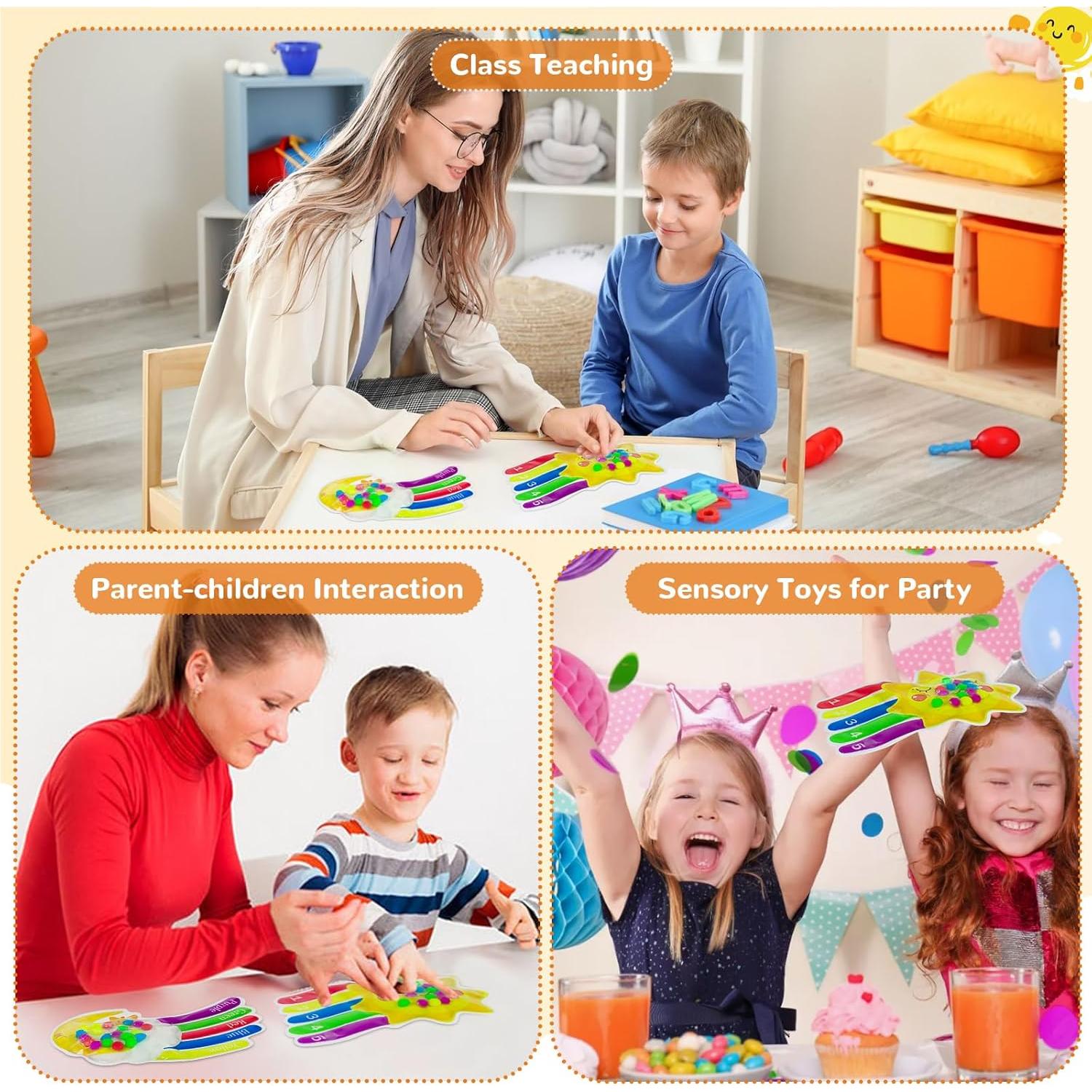Juguetes Sensoriales de Clasificación de Color Montessori 2PCS