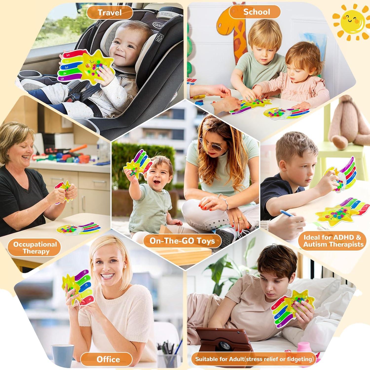 Juguetes Sensoriales de Clasificación de Color Montessori 2PCS