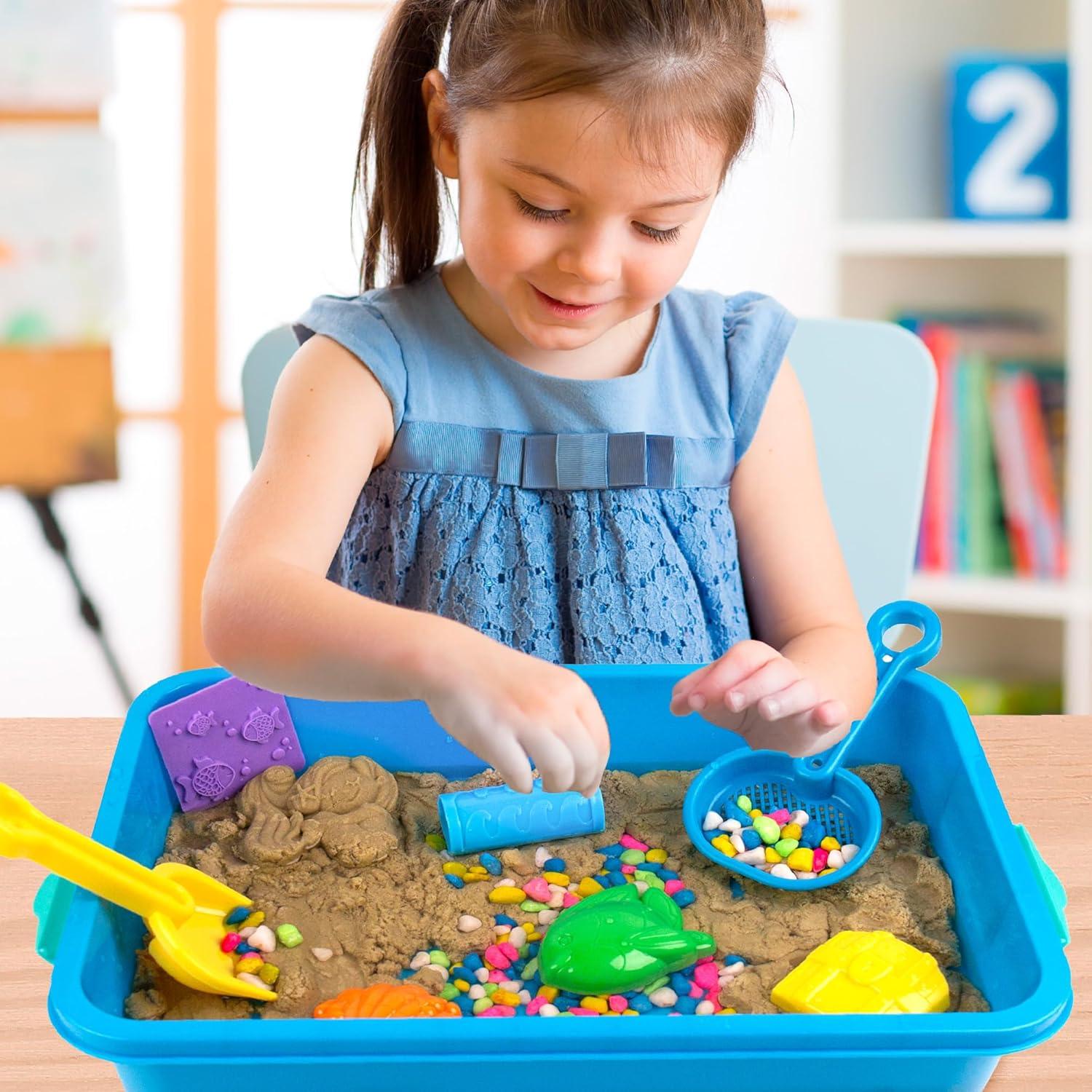 Caja Sensorial de Vida Marina Hecho por mí - 1.48 kg, 36.83x24.77x8.26 cm