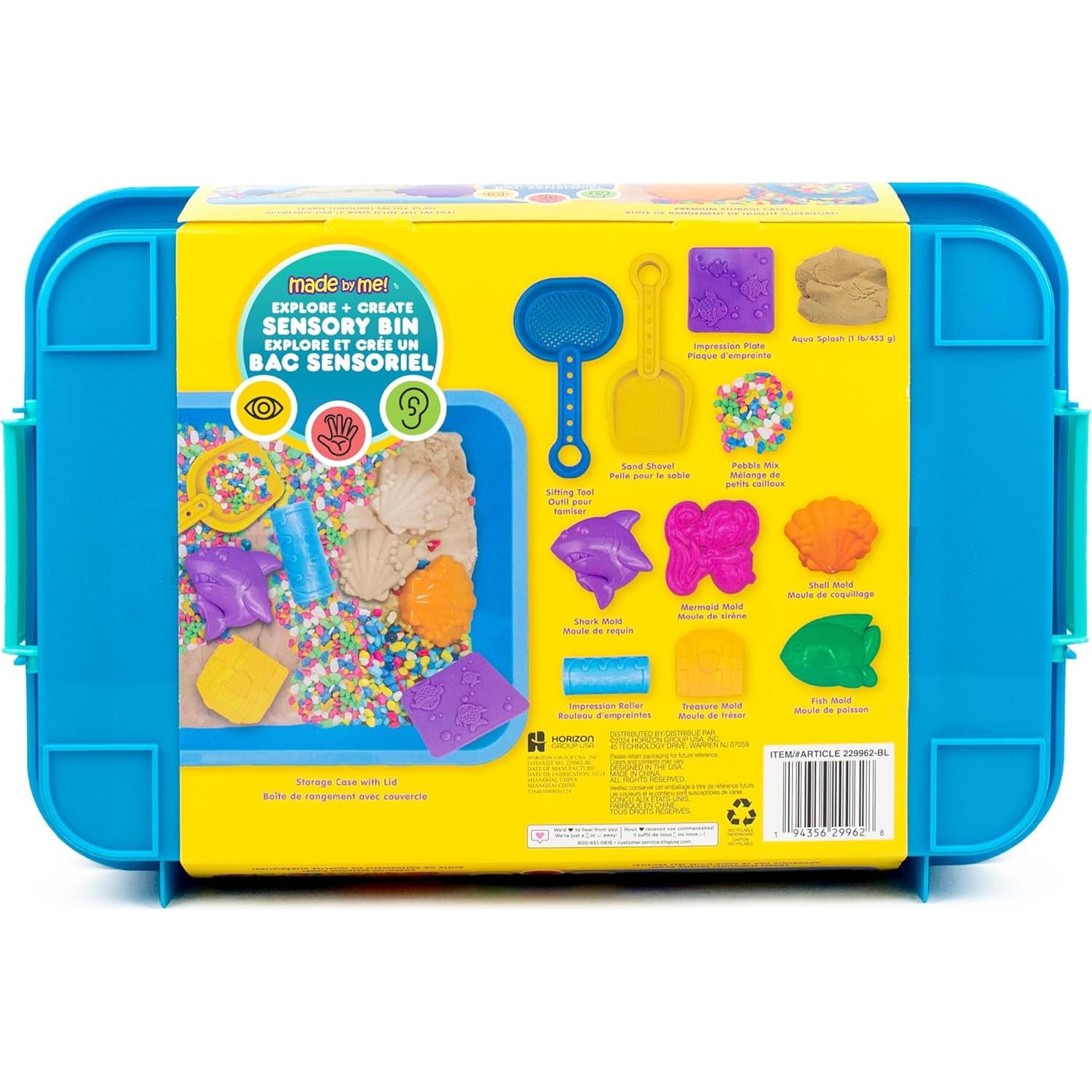 Caja Sensorial de Vida Marina Hecho por mí - 1.48 kg, 36.83x24.77x8.26 cm