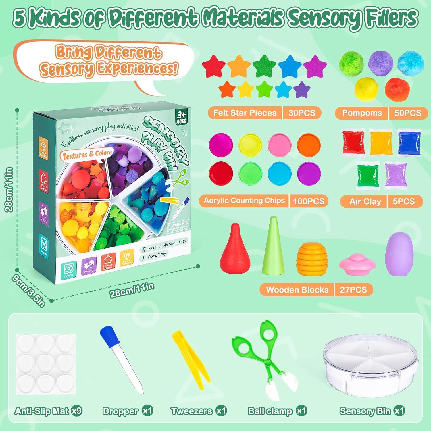 Caja Sensorial Subao para Niños 1.47 kg, Juguetes de Aprendizaje