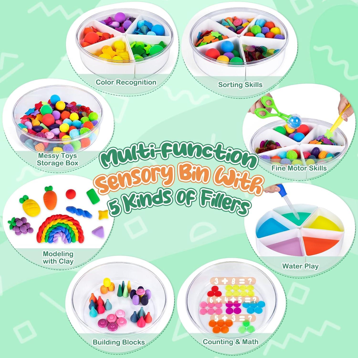 Caja Sensorial Subao para Niños 1.47 kg, Juguetes de Aprendizaje