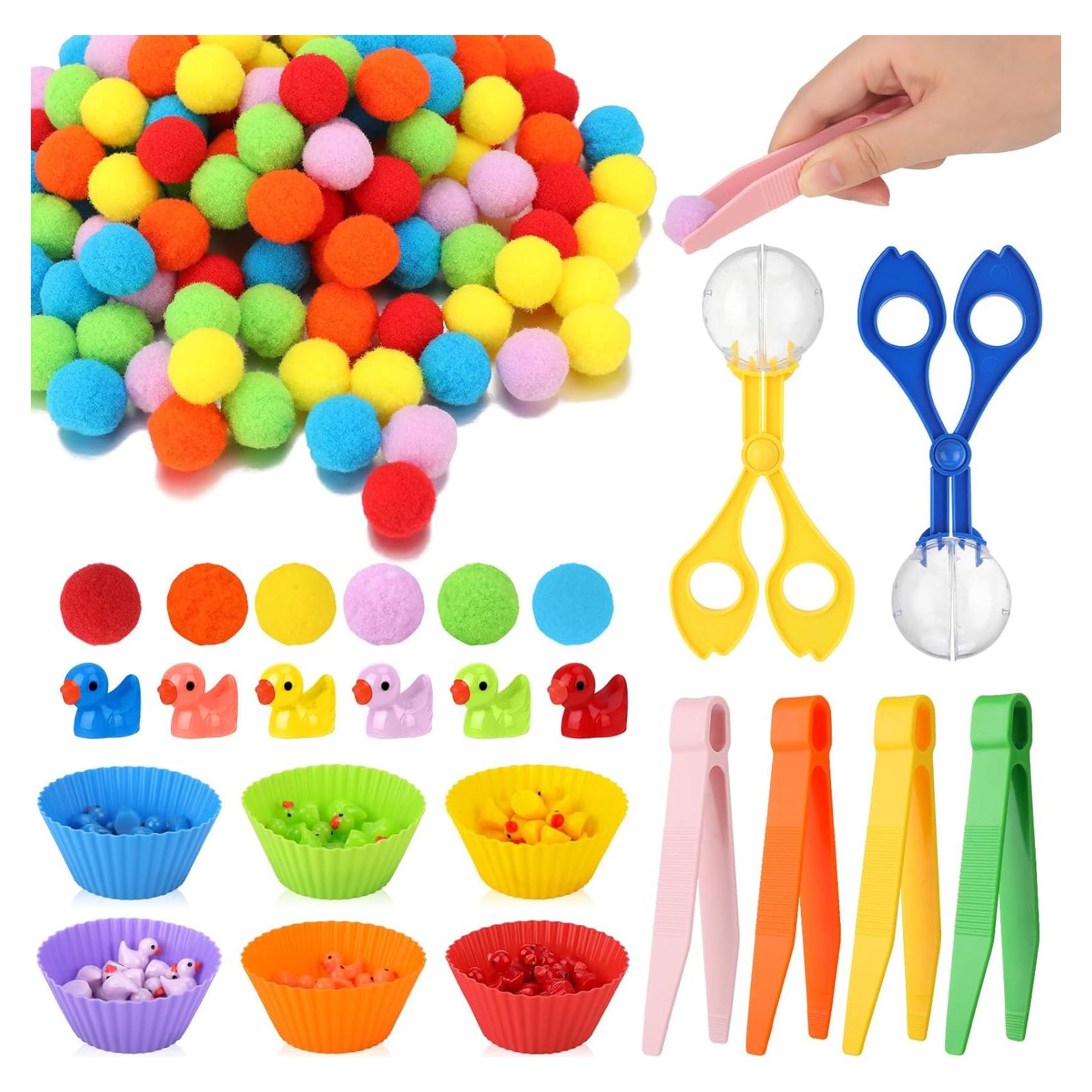 228 Piezas Juguetes de Motricidad Fina Libfrnt - Clasificación y Conteo