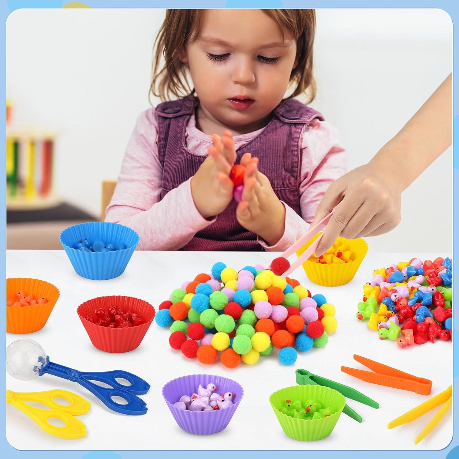 228 Piezas Juguetes de Motricidad Fina Libfrnt - Clasificación y Conteo