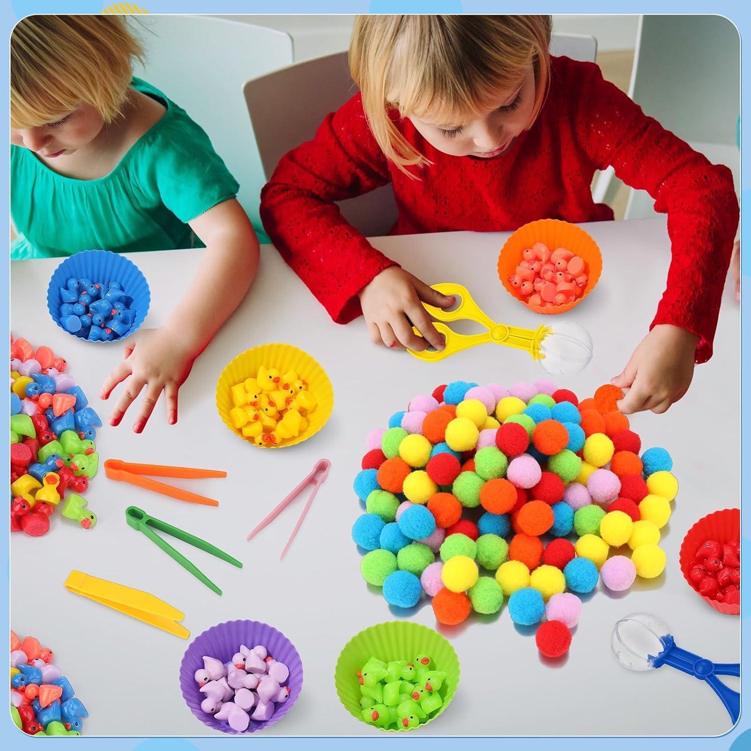 228 Piezas Juguetes de Motricidad Fina Libfrnt - Clasificación y Conteo