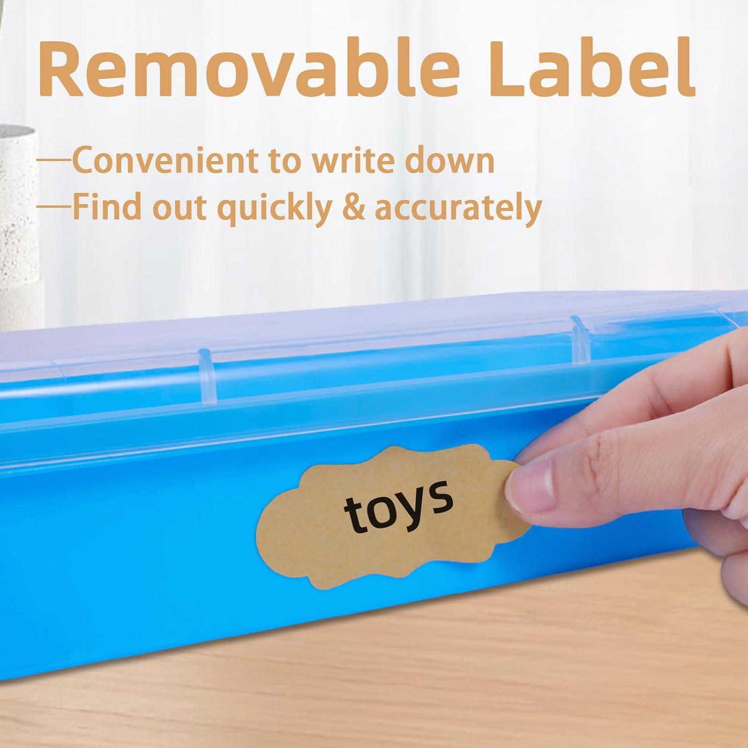 Contenedores Sensoriales de Plástico Annchwool - 3 Pcs Apilables