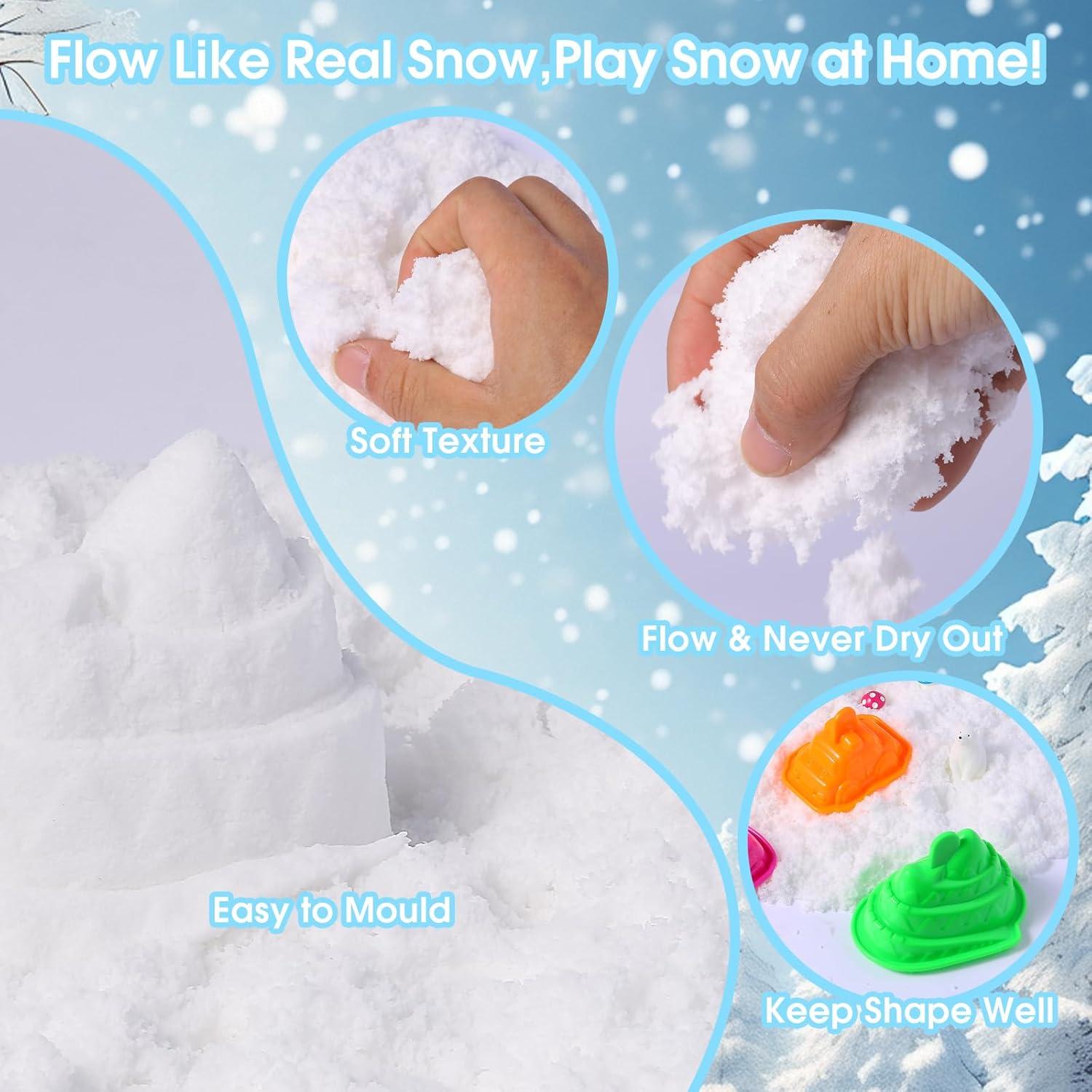 Caja Sensorial de Nieve FIIOEOY para Niños 3-8 Años