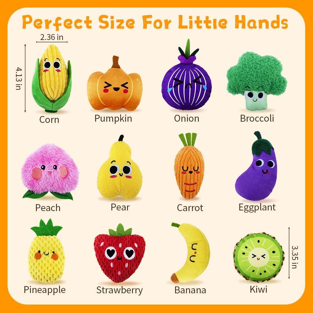 Paquete de 12 Frijoles Sensoriales Montessori - Juguetes Táctiles para Niños