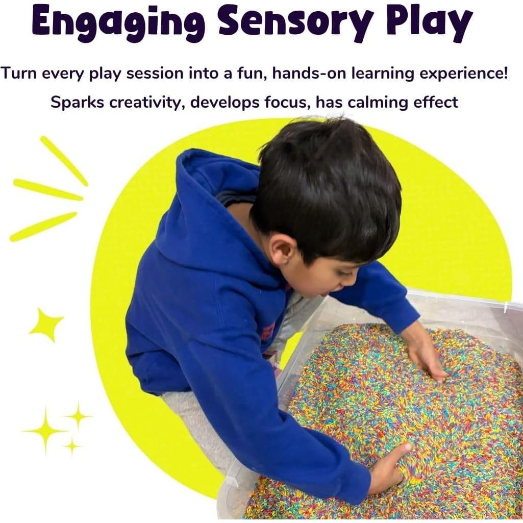 Relleno Sensorial de Arroz de 6 Colores Lattooland 2.96 kg