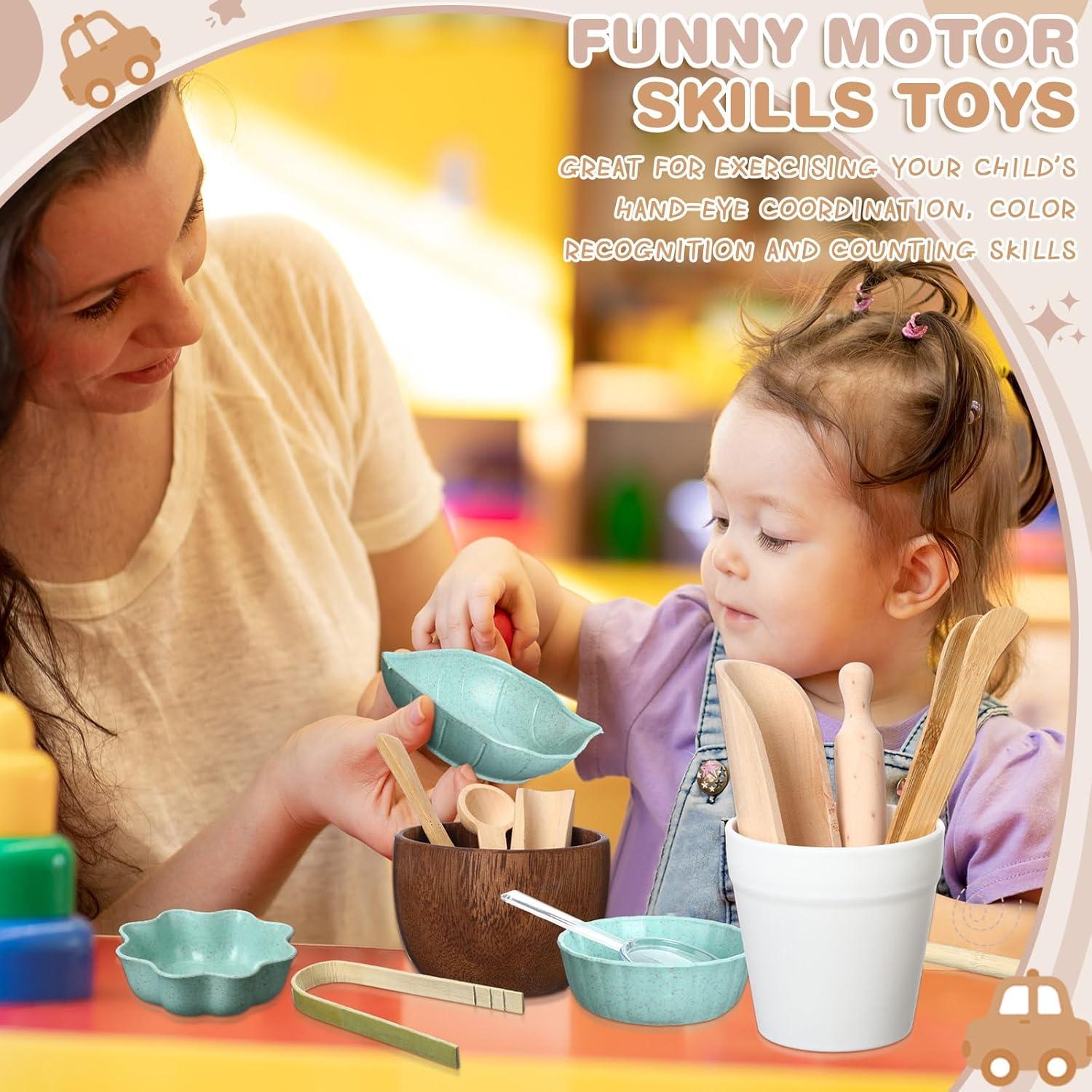 14 Herramientas Sensoriales Tiangrid para Niños - Desarrollo Motor Fino