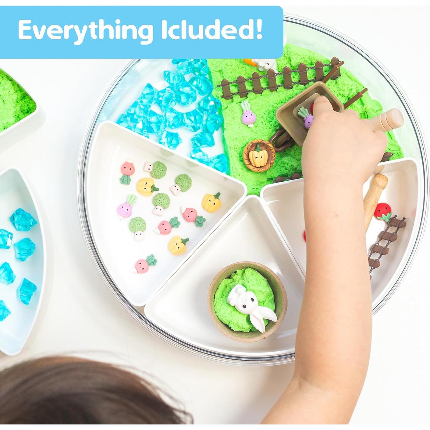 Caja Sensorial con Tapa Lemon Littles 28.58x28.58cm - Actividades para Niños