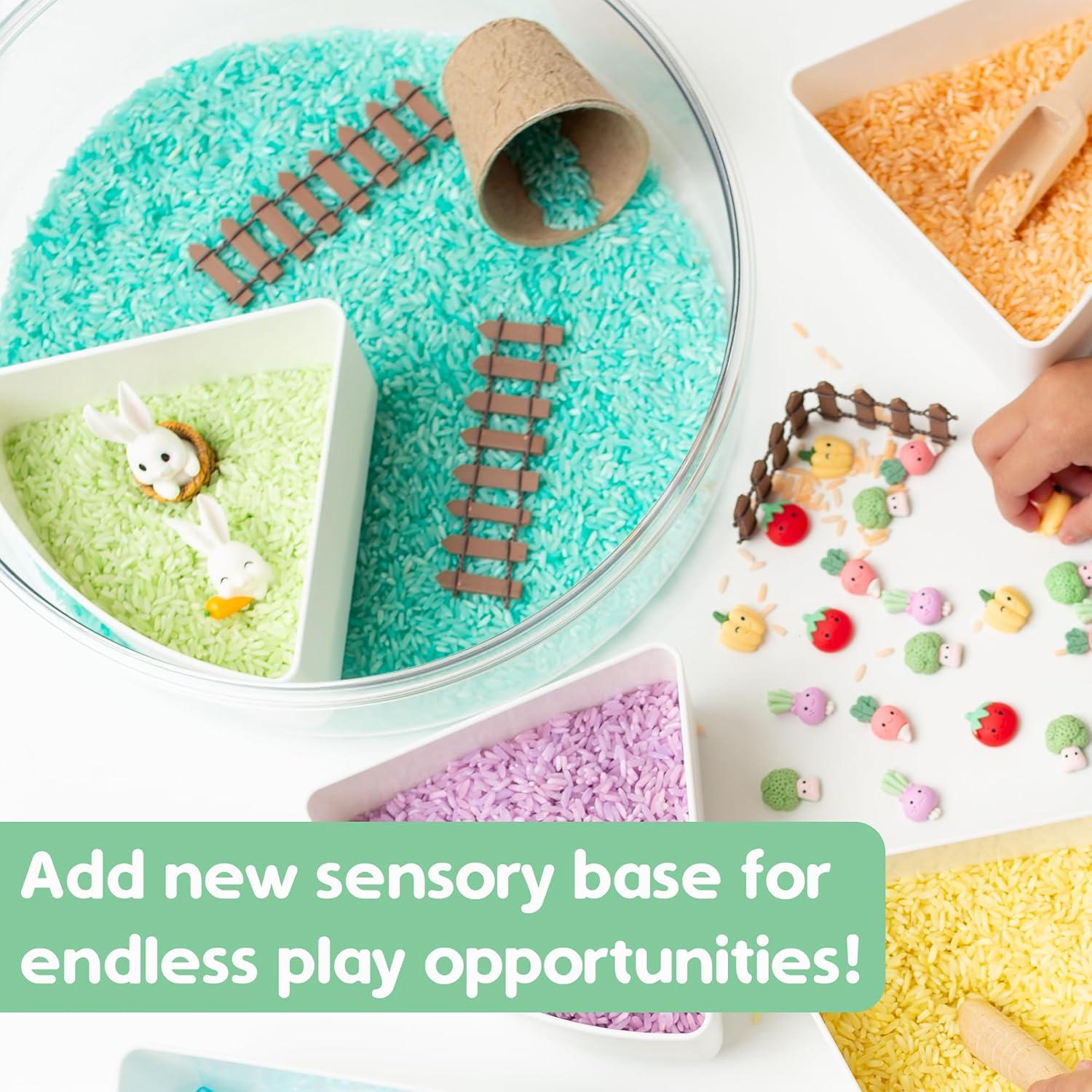 Caja Sensorial con Tapa Lemon Littles 28.58x28.58cm - Actividades para Niños