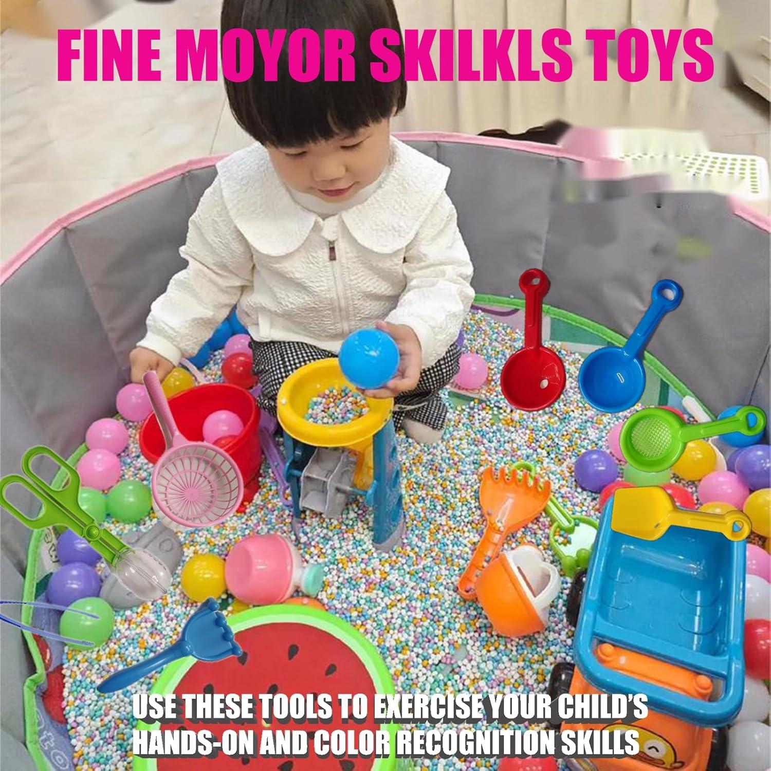 Set de Herramientas Sensoriales 12 Pcs Calefow para Niños