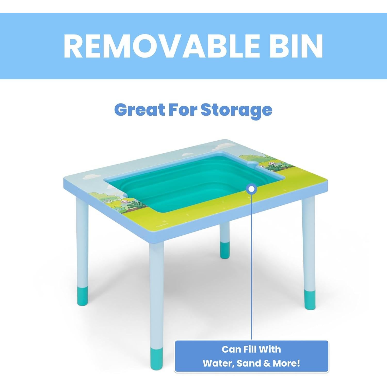 Mesa Sensorial Compacta Bluey - Juguete Montessori Azul