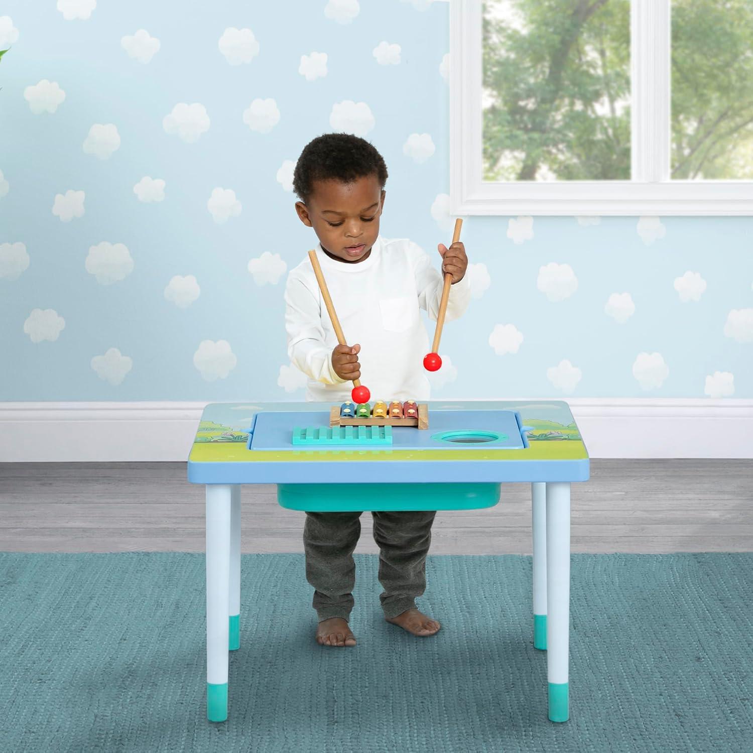Mesa Sensorial Compacta Bluey - Juguete Montessori Azul