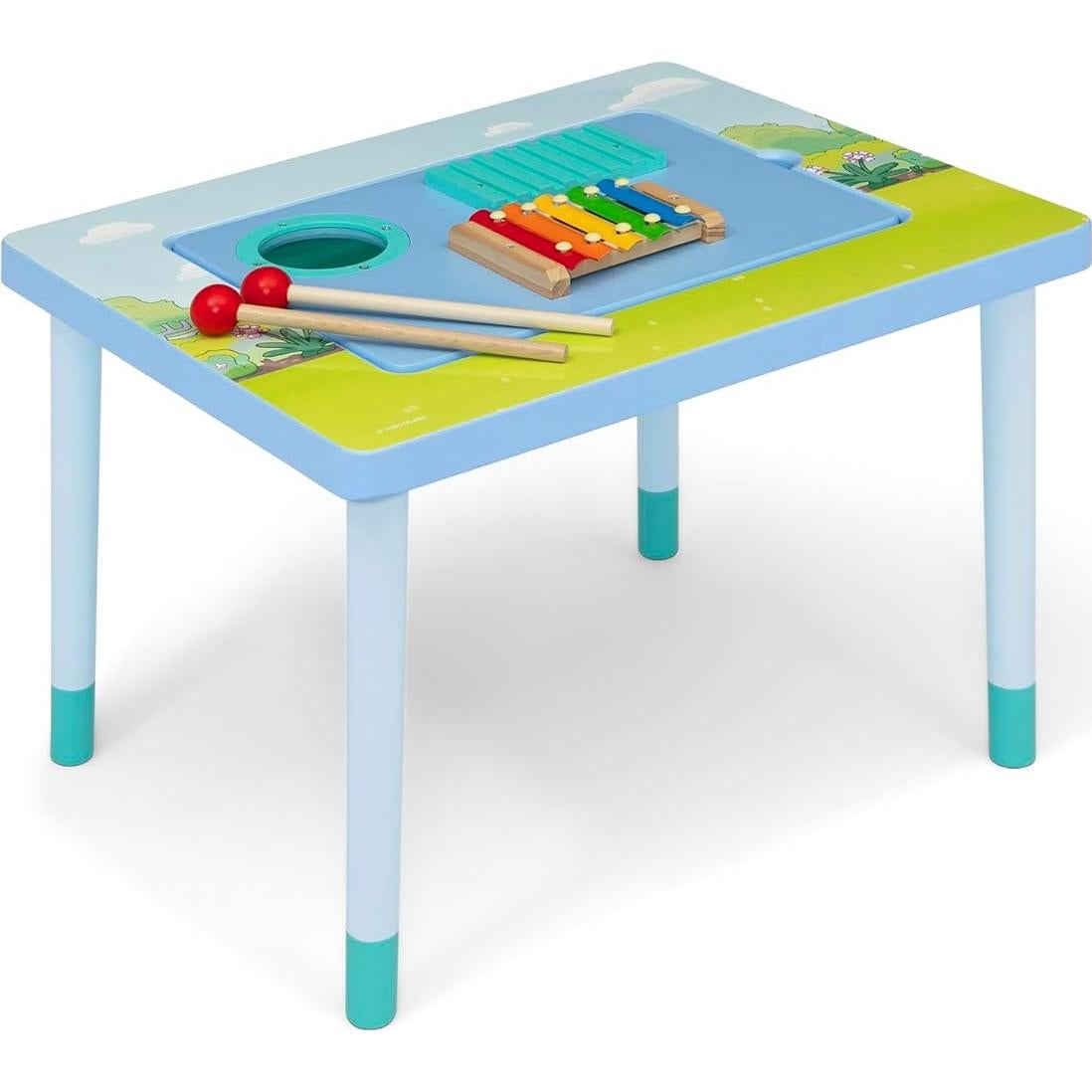 Mesa Sensorial Compacta Bluey - Juguete Montessori Azul