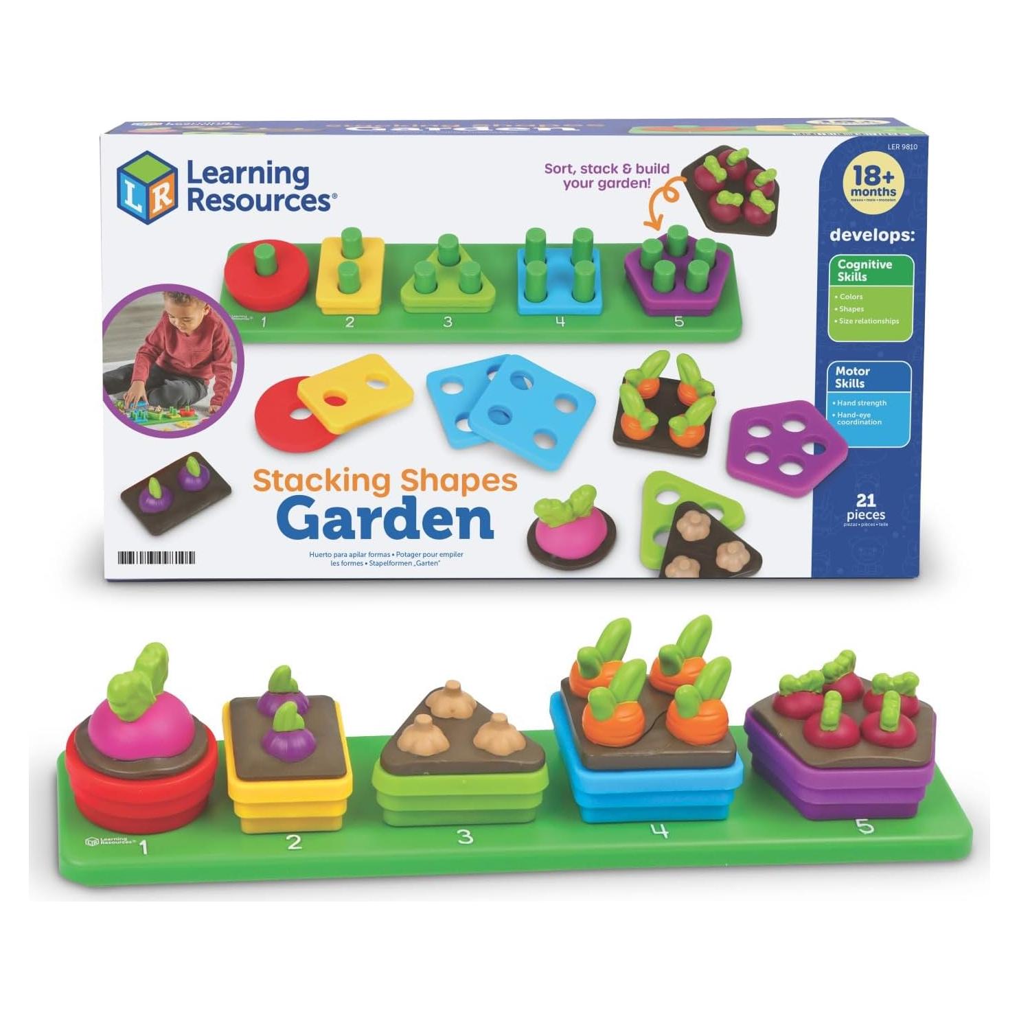 Jardín de Formas Apilables Learning Resources - Juguete Educativo