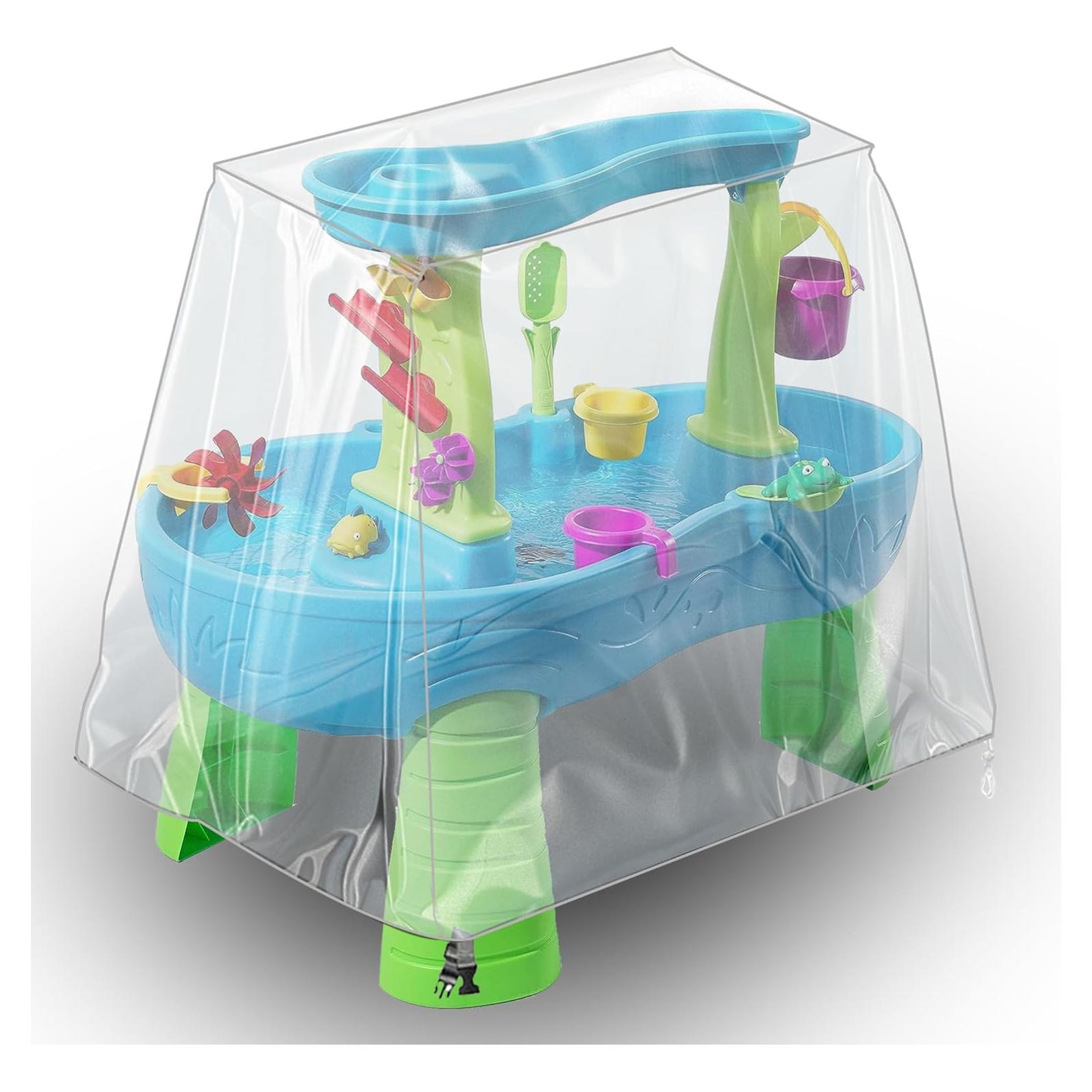 Cubierta de Mesa de Agua Infantil IndigoTempest9 PVC Transparente