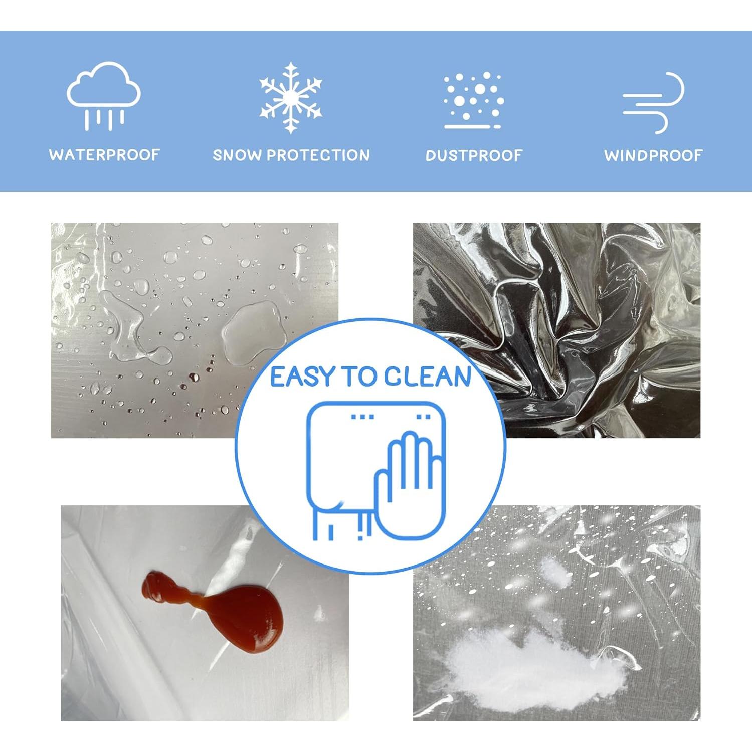 Cubierta de Mesa de Agua Infantil IndigoTempest9 PVC Transparente