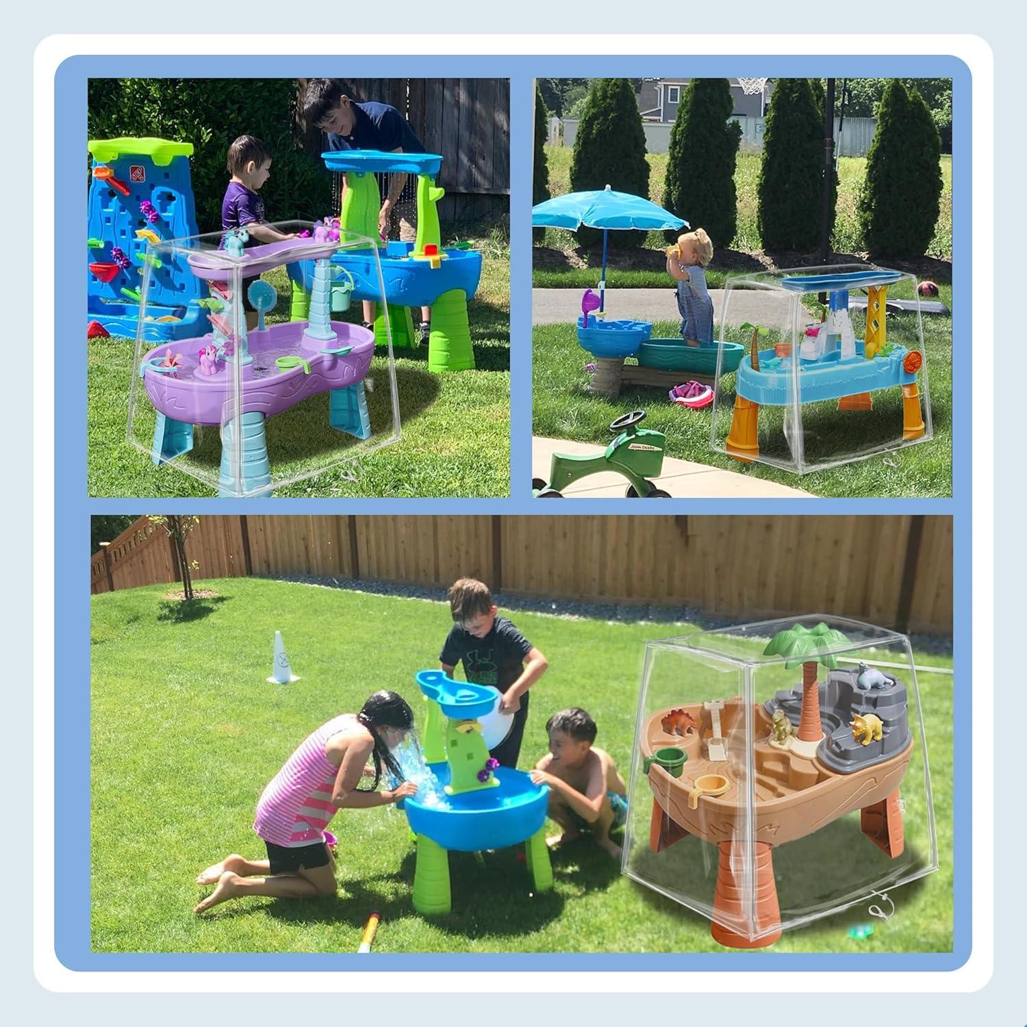 Cubierta de Mesa de Agua Infantil IndigoTempest9 PVC Transparente