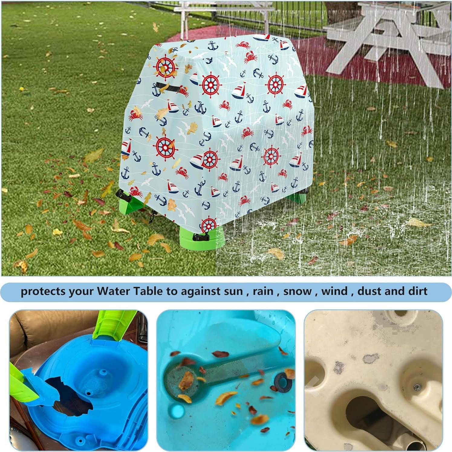 Cubierta Impermeable para Mesa de Agua Aacabo 104x64x84 cm