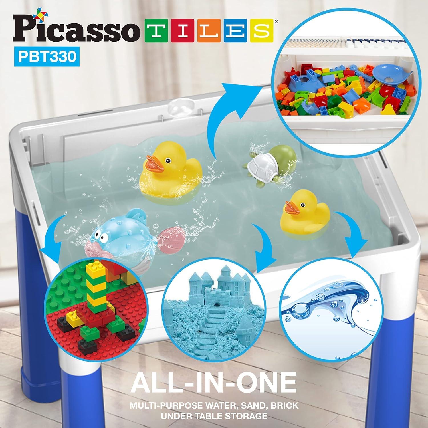 Mesa de Juego y Escritorio PicassoTiles PBT330 con 331 Piezas