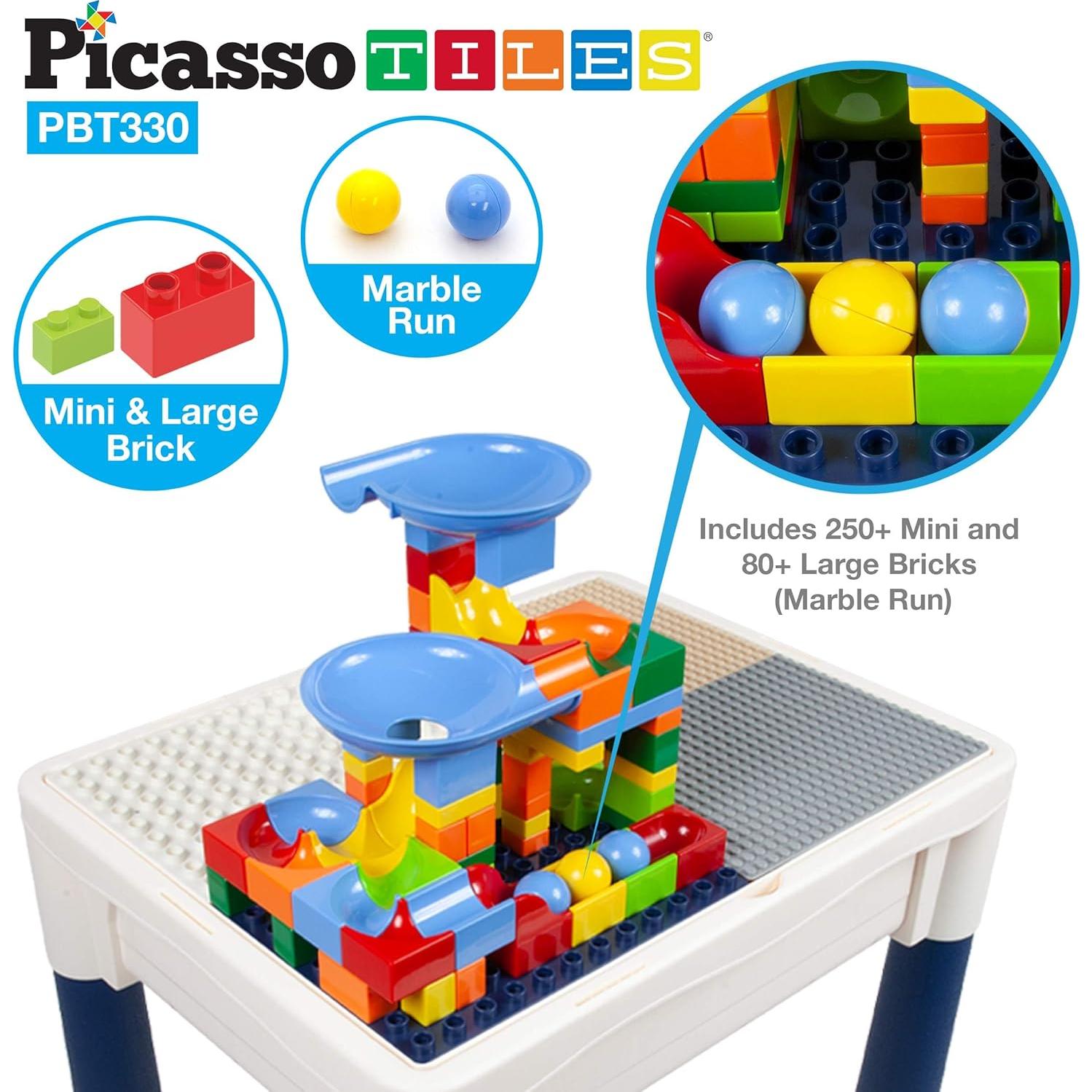Mesa de Juego y Escritorio PicassoTiles PBT330 con 331 Piezas