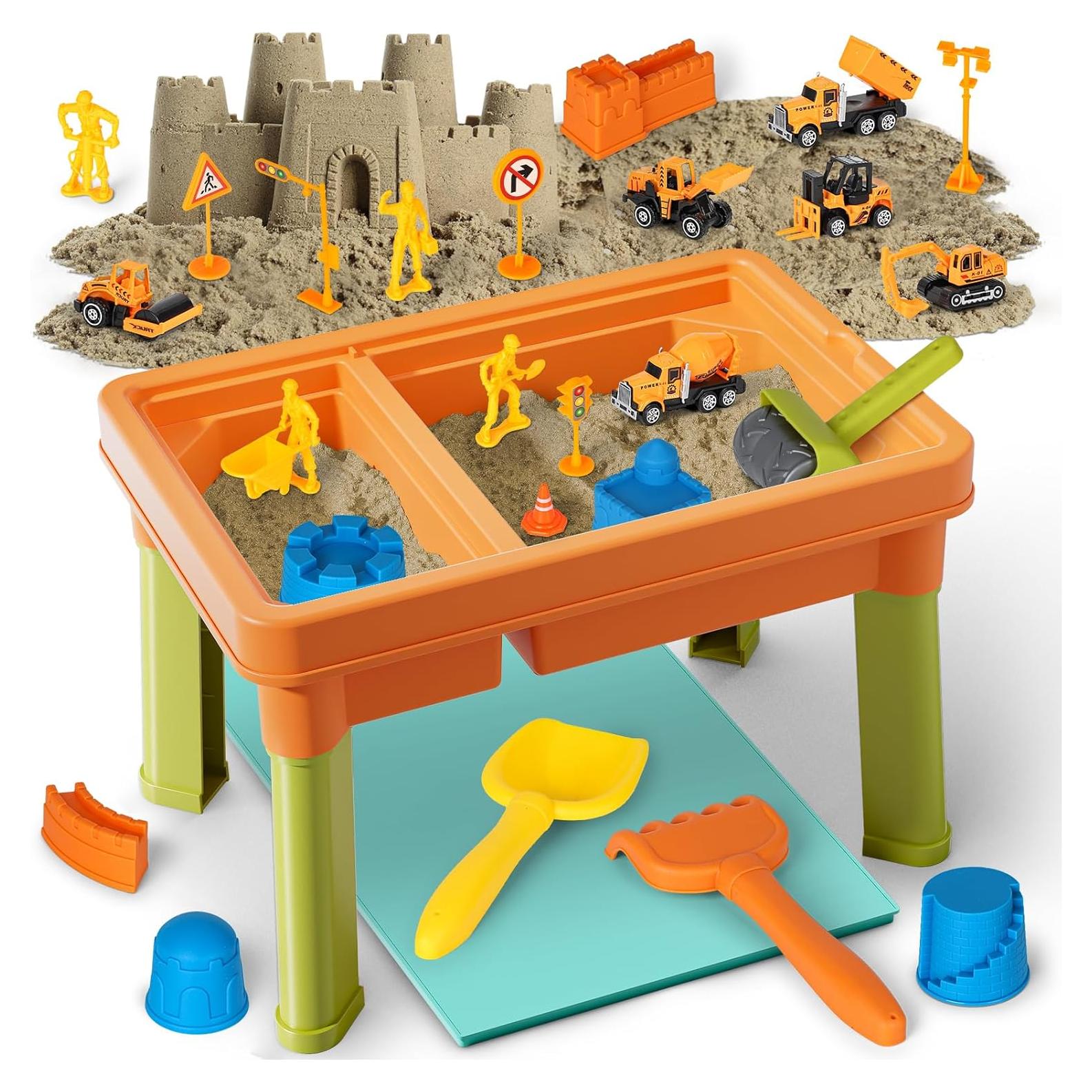 Mesa Sensorial Castillo Lehoo con 1.18kg de Arena y 6 Camiones