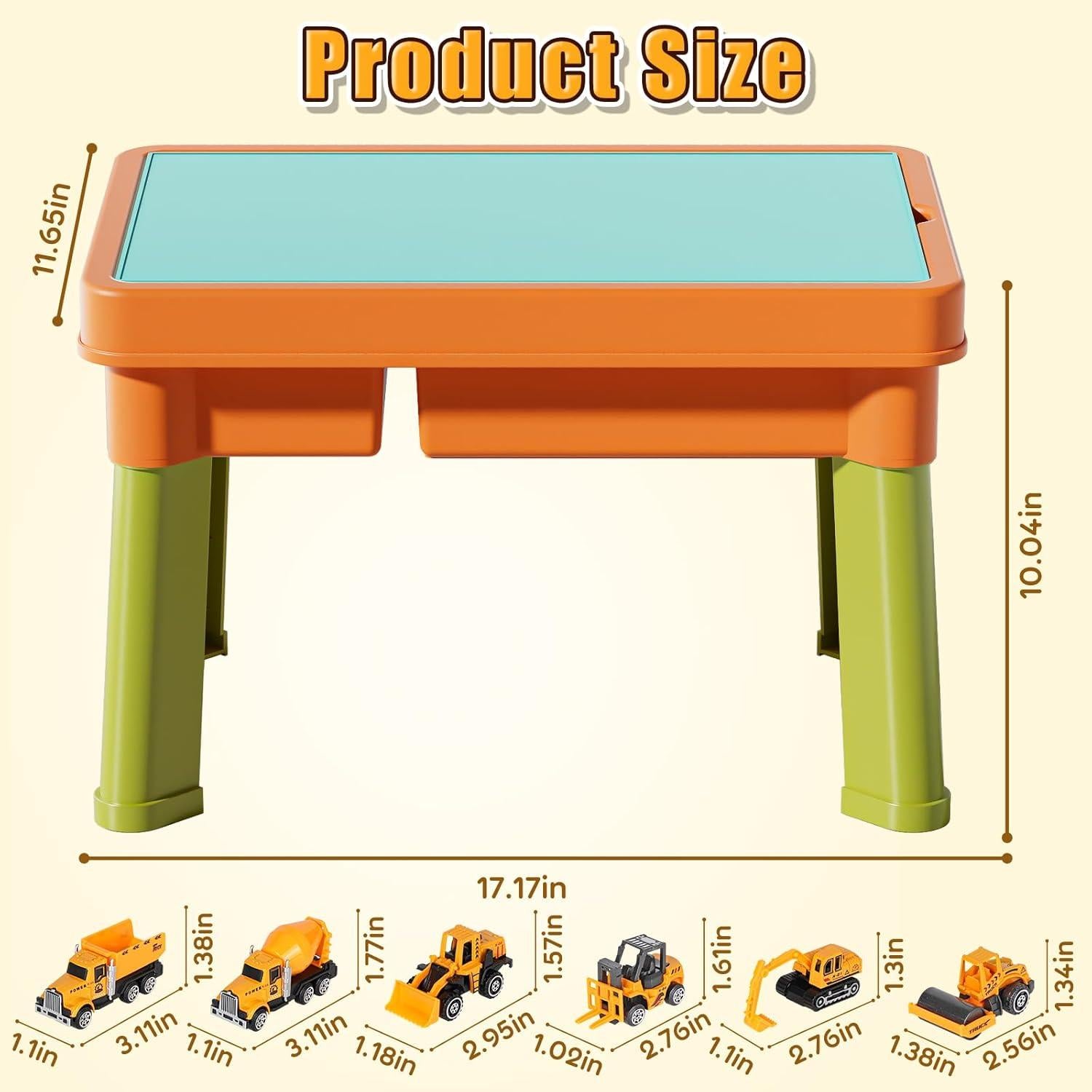 Mesa Sensorial Castillo Lehoo con 1.18kg de Arena y 6 Camiones