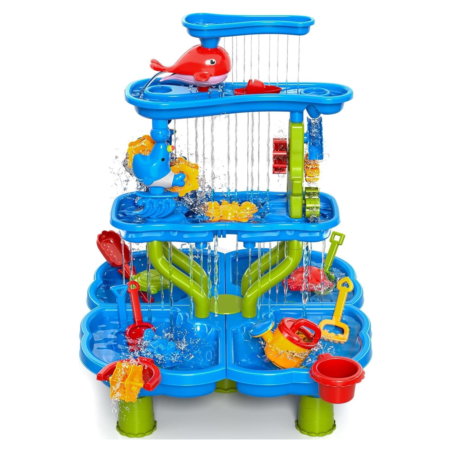 Mesa de Agua EPPO para Niños 3-5 Años, 4 Niveles, Juguetes