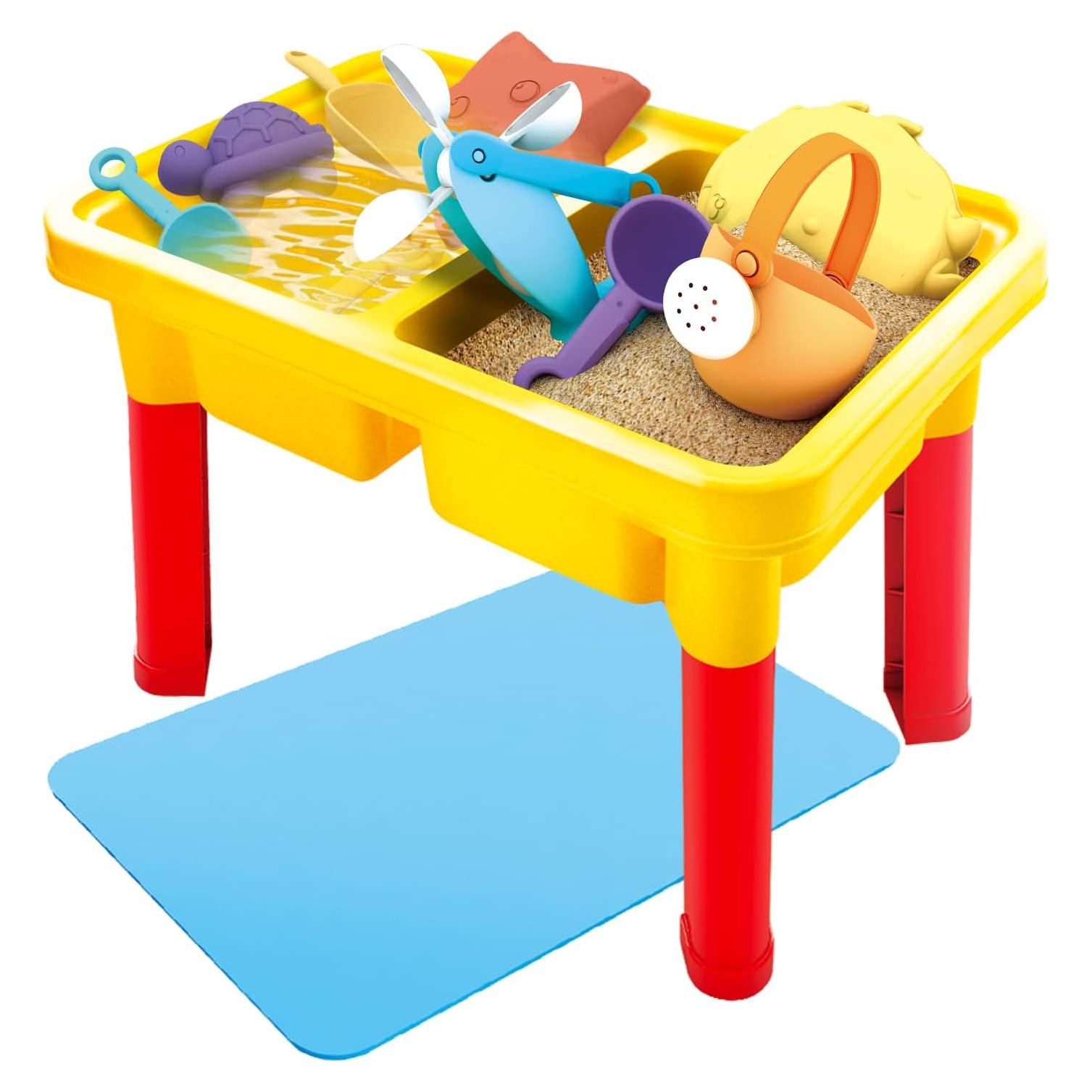 Mesa de Arena y Agua SOWOW 3en1 Portátil para Niños